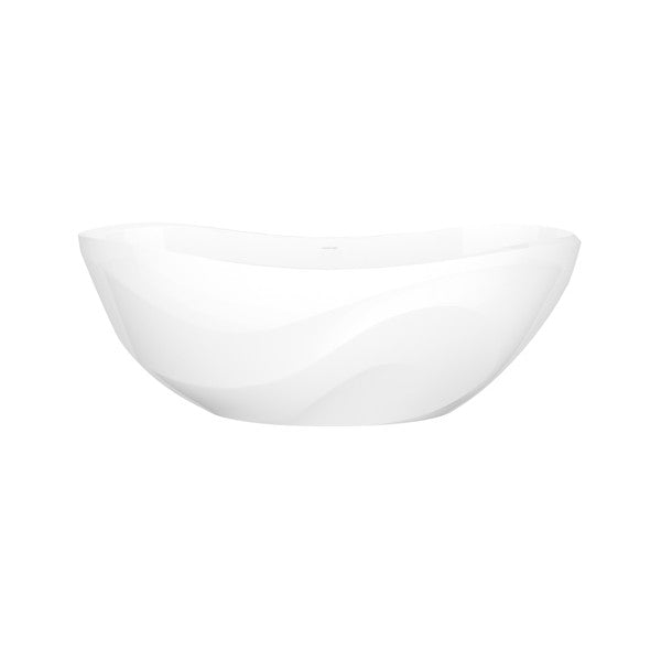 Victoria + Albert Seros 65" x 30" Freestanding Soaking Bathtub With Curved Rim - No Overflow