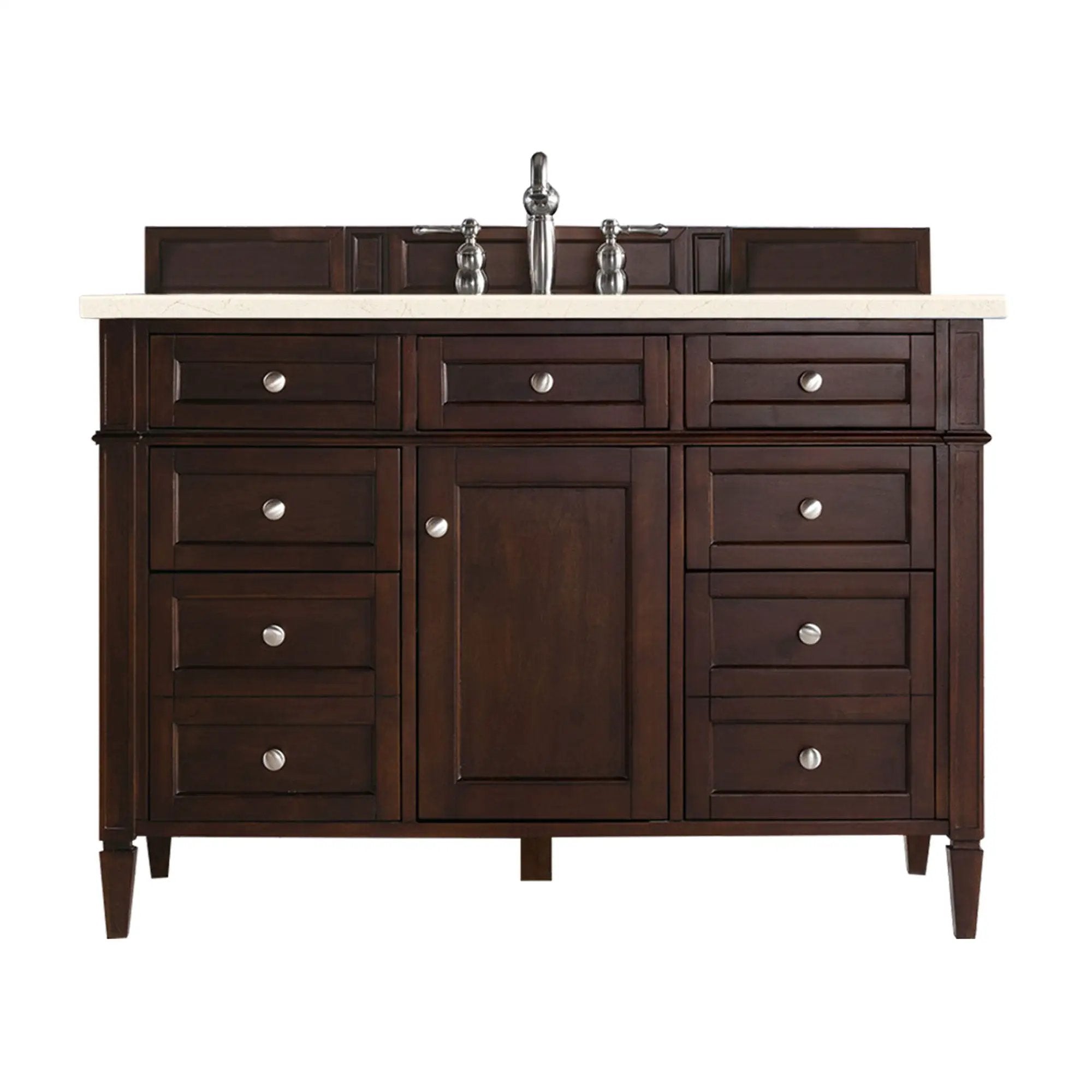 James Martin Brittany 48" Single Vanity Set - Burnished Mahogany by James Martin Vanities