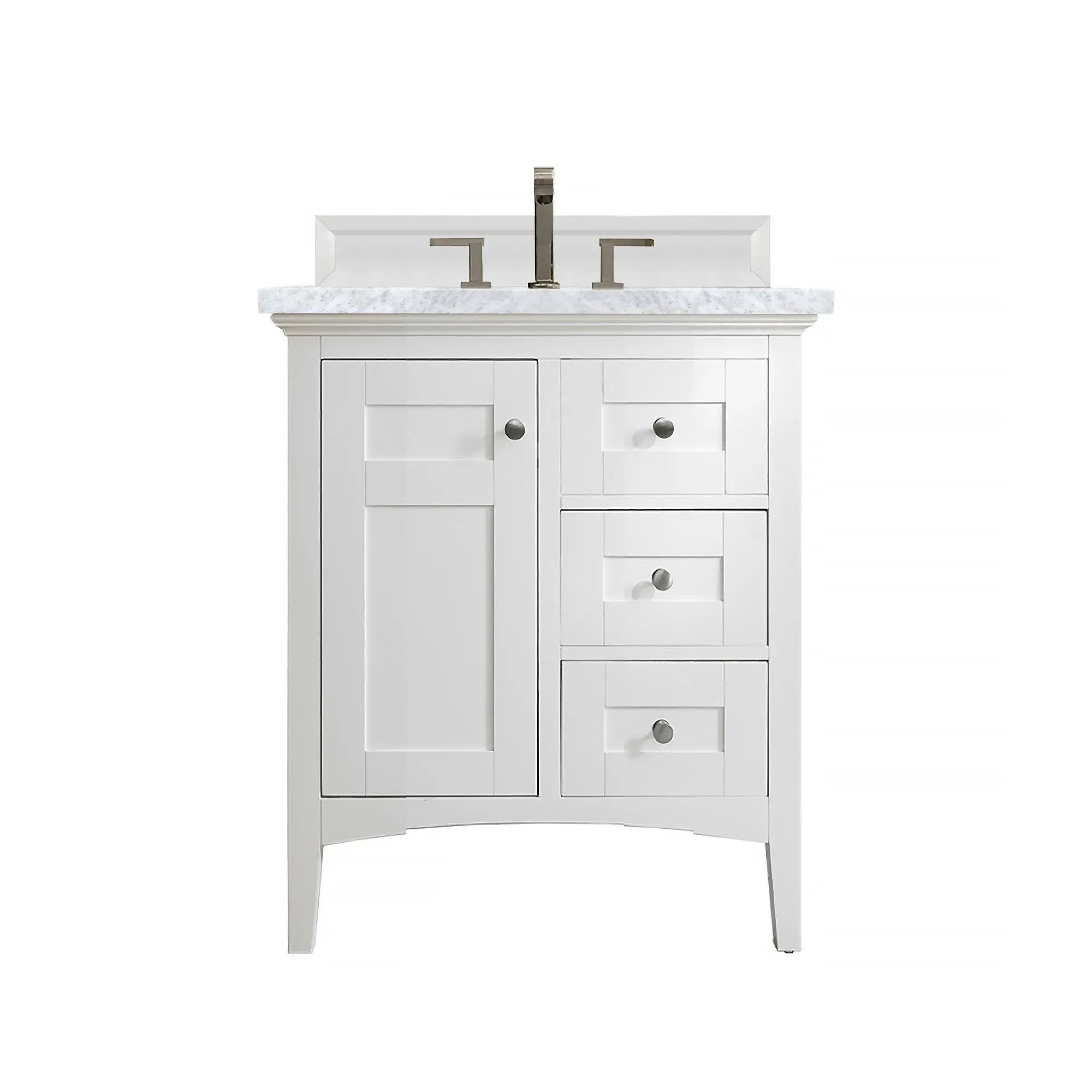 James Martin Palisades 30" Single Vanity Set - Bright White by James Martin Vanities