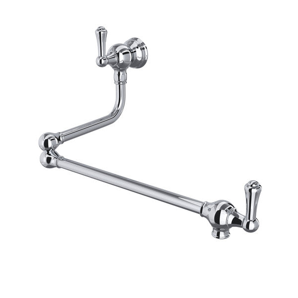 polished chrome pot filler