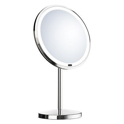 chromed make-up mirror
