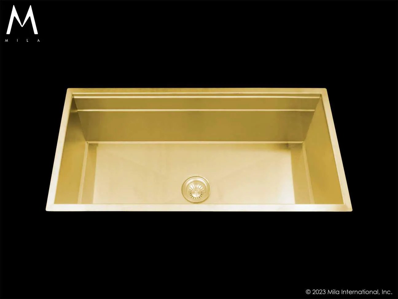 MILA WORKSTATION Single Bowl Flush-Mount 33 x 18.5 Kitchen Sink by Mila International
