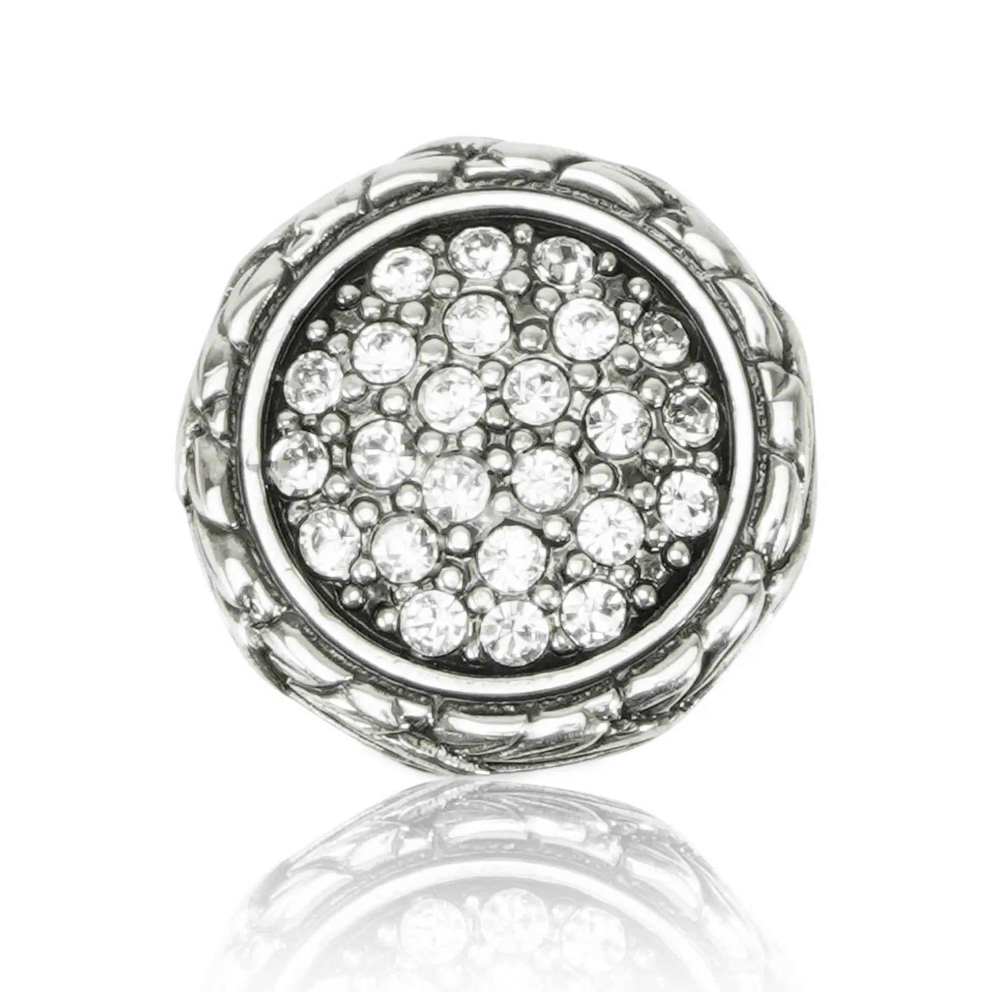 burnish silver knob