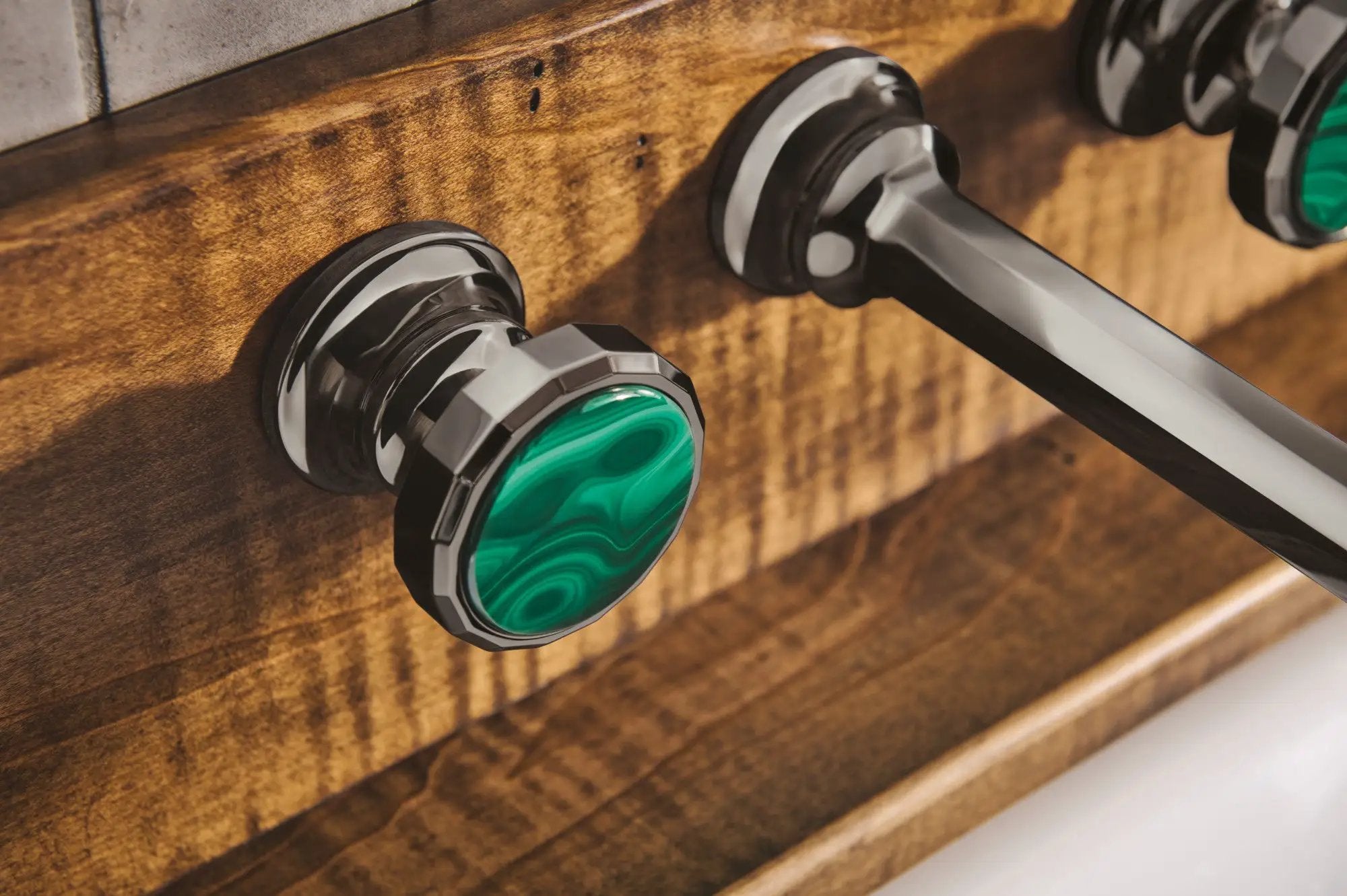 brilliance black onyx/malachite handle kit