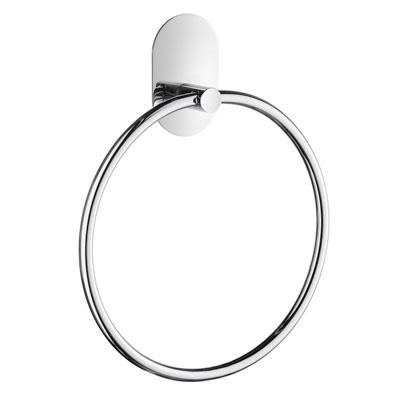 chromed stainless steel towel ring