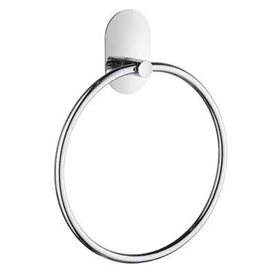 chromed stainless steel towel ring