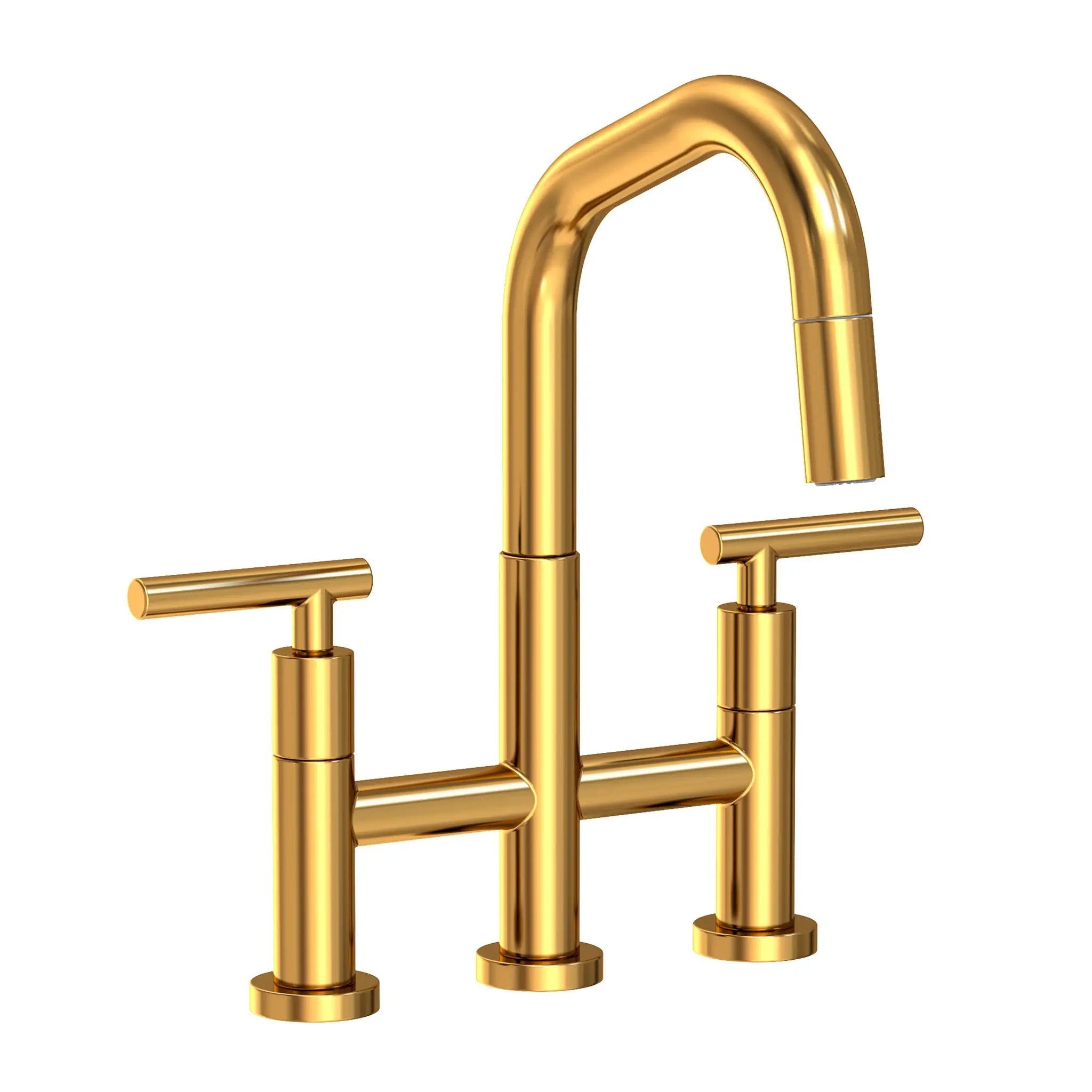 Newport Brass East Square Kitchen Bridge Pull-Down Faucet by Newport Brass
