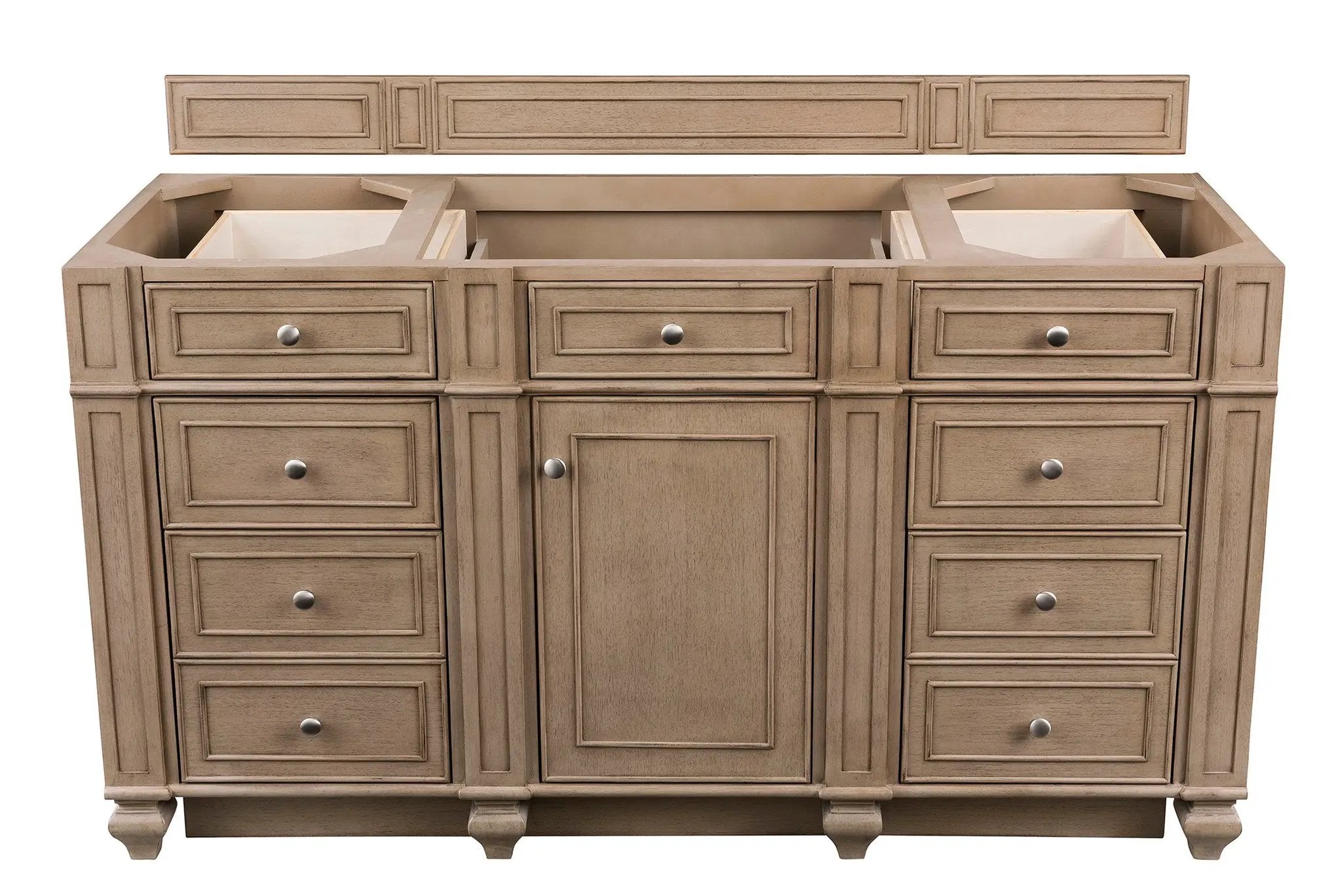 James Martin Bristol 60" Single Vanity Set - Whitewashed Walnut by James Martin Vanities