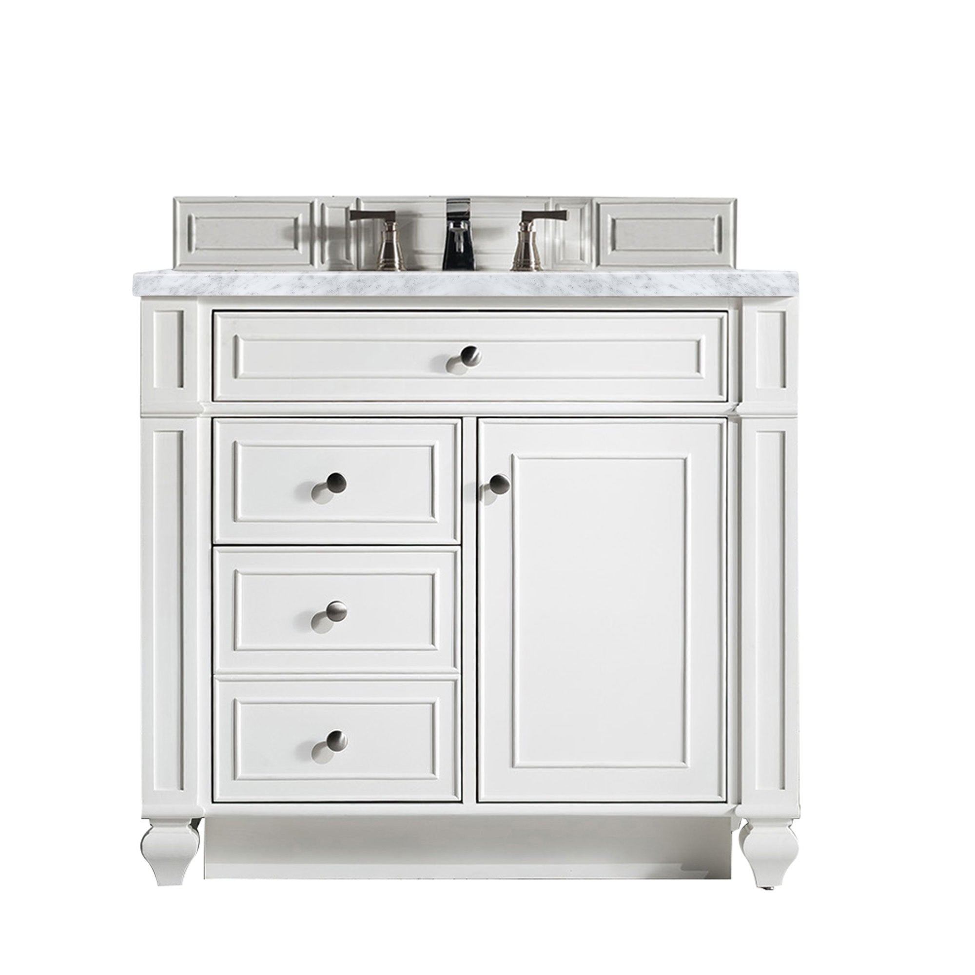 James Martin Vanities Bristol 36" Single Vanity - Bright White