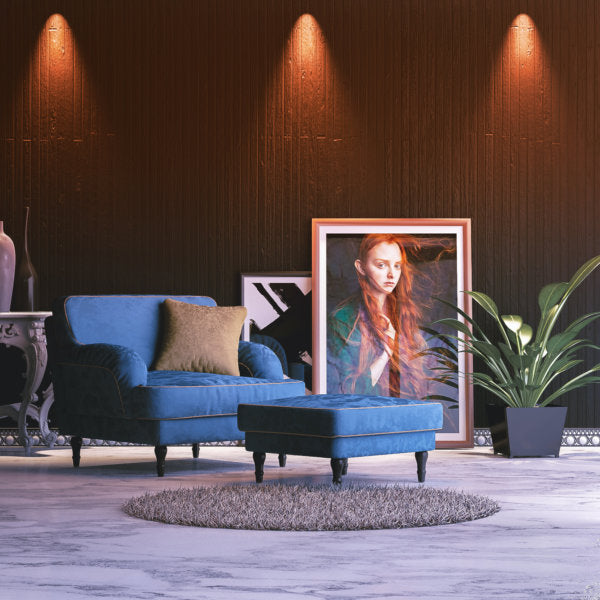 matte white recessed