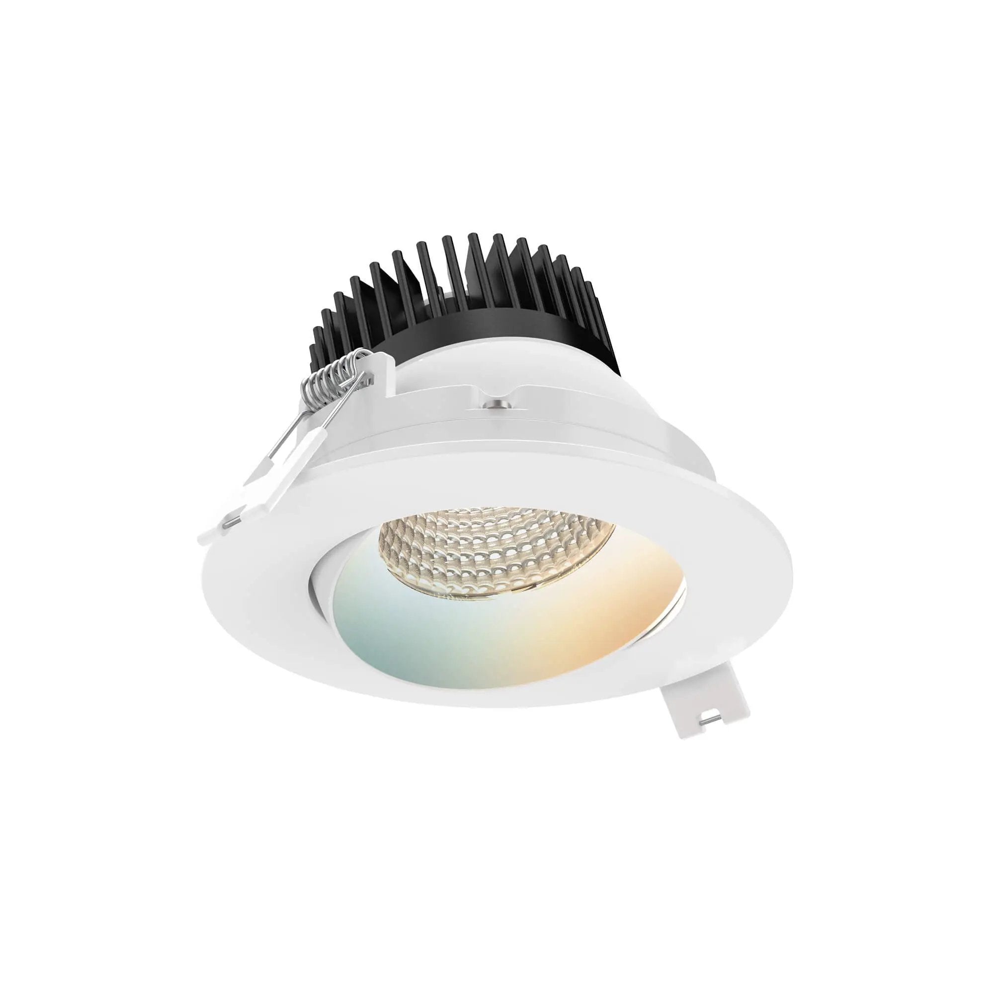 matte white recessed