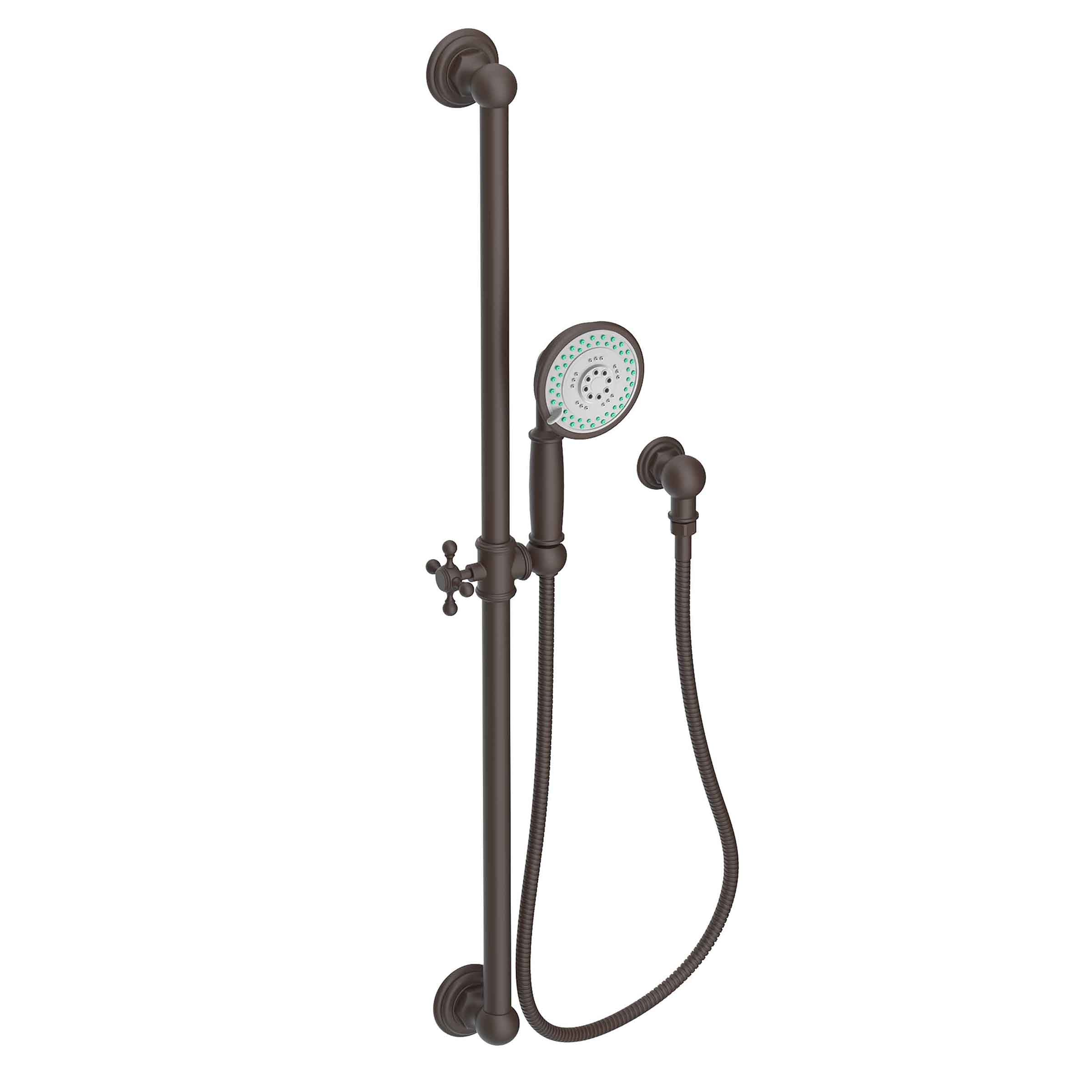 Newport Brass Tub & Shower Slide Bar with Multifunction Hand Shower Set