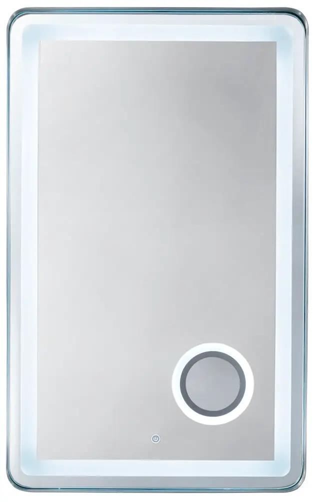 brushed nickel mirror