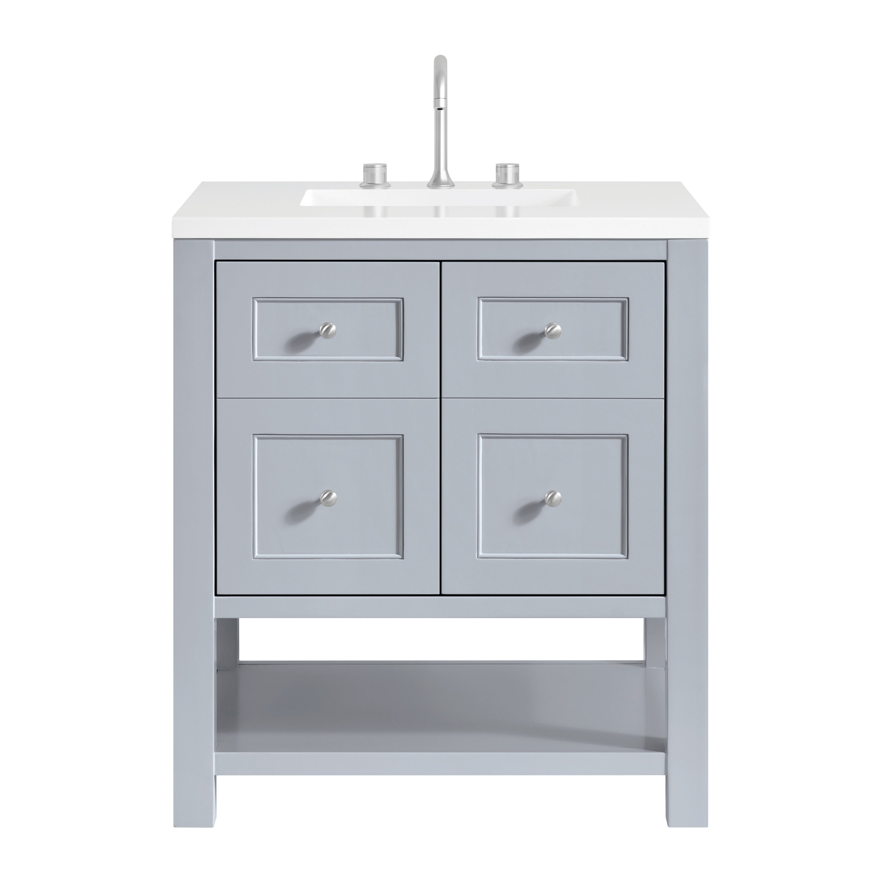 James Martin Breckenridge 30" Single Vanity Set - Serenity Blue by James Martin Vanities