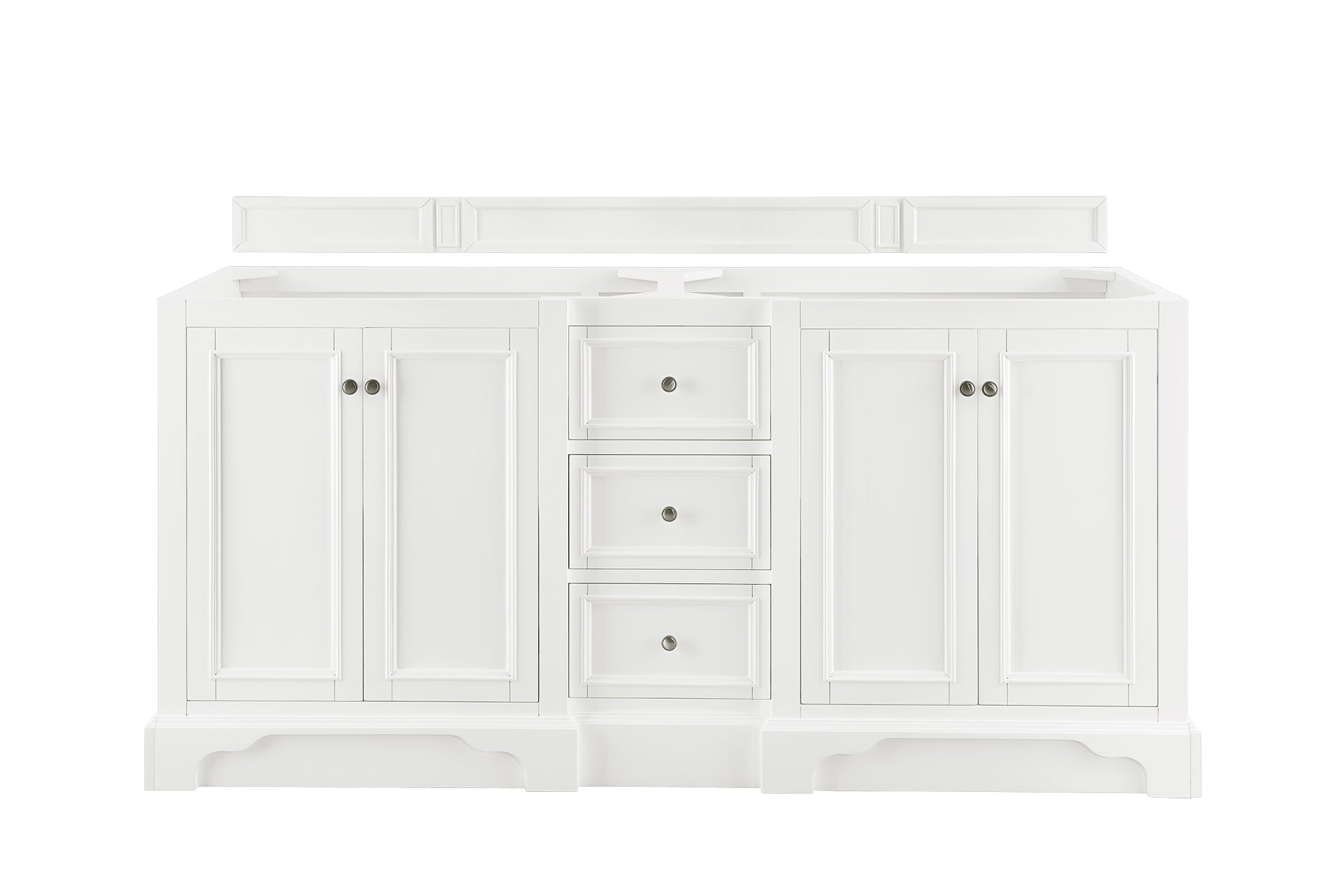 bright white vanity