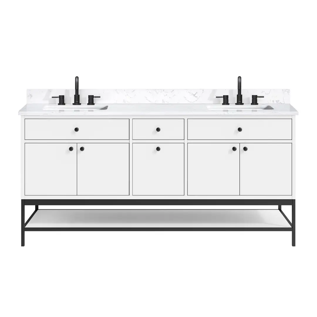 Avanity Paisley 72 Inch Vanity Set by Avanity