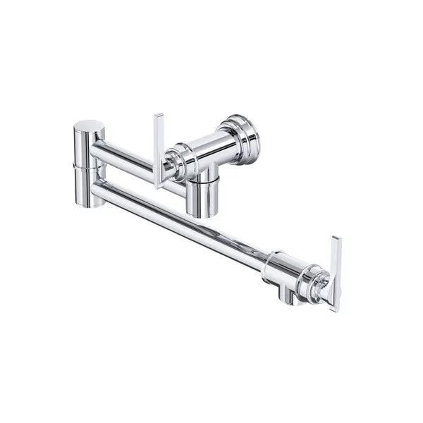 polished chrome pot filler