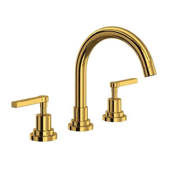 Rohl Lombardia Widespread Lavatory Faucet with C-Spout by Rohl