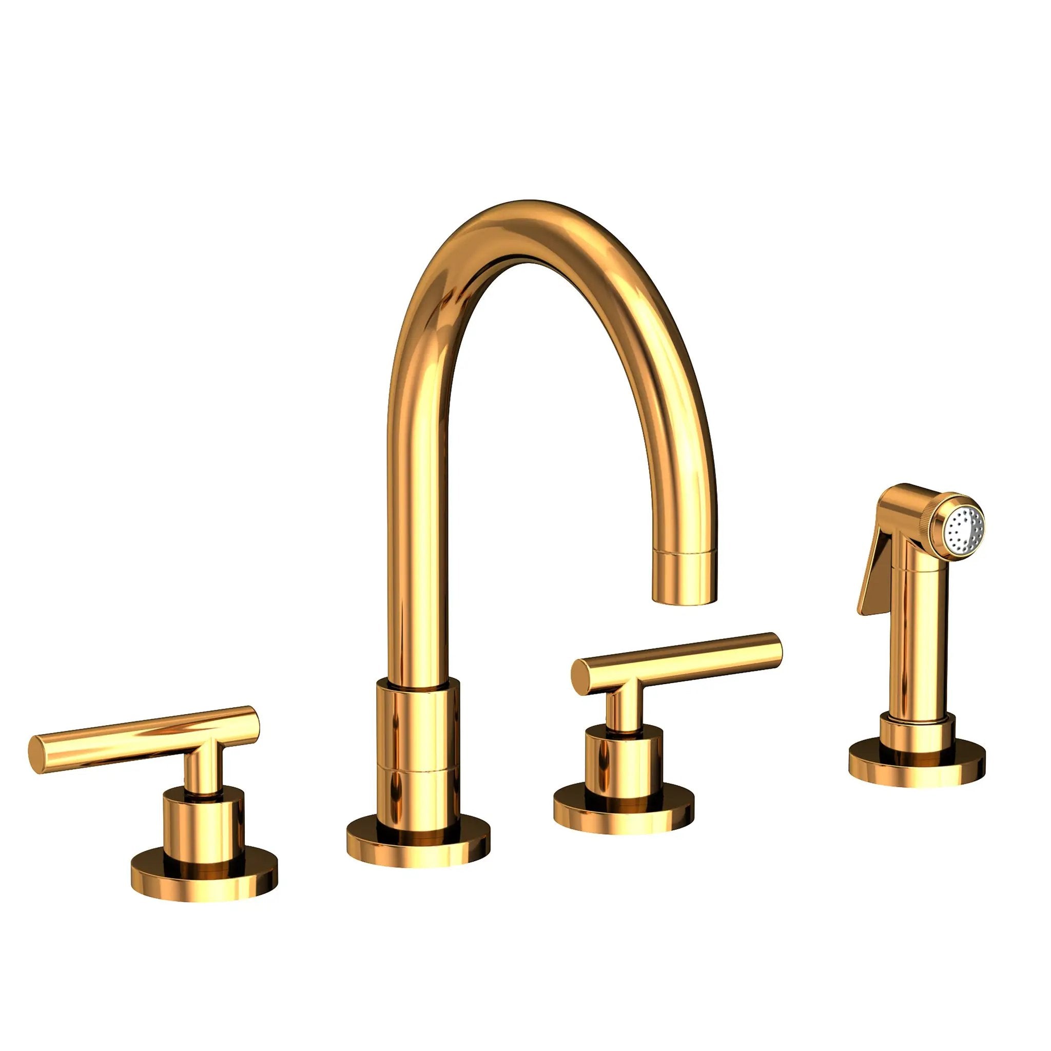 Newport Brass East Linear Kitchen Faucet with Side Spray by Newport Brass