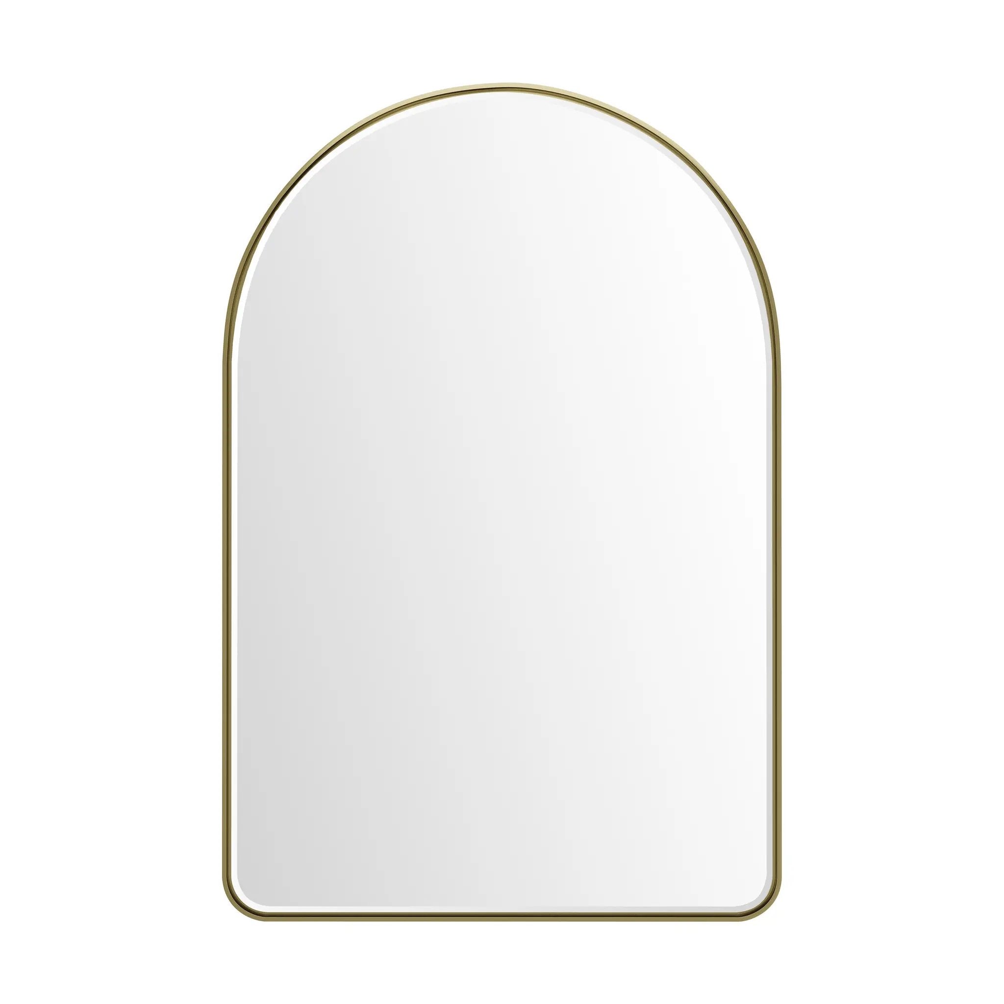 champagne brass mirror