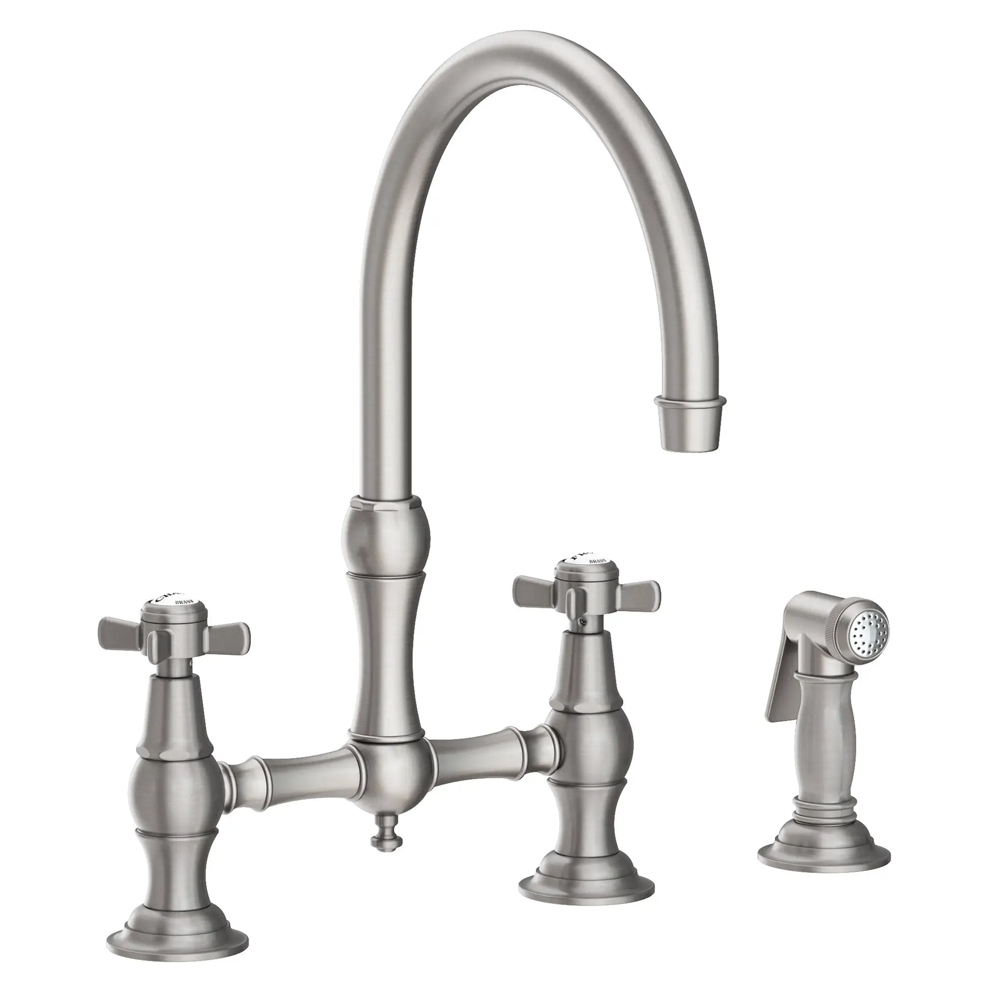 Newport Brass Fairfield Kitchen Bridge Faucet with Side Spray by Newport Brass
