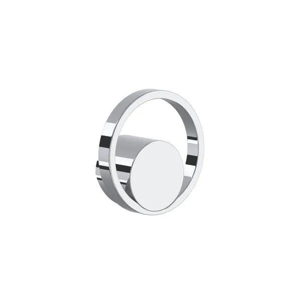 polished chrome faucet handle