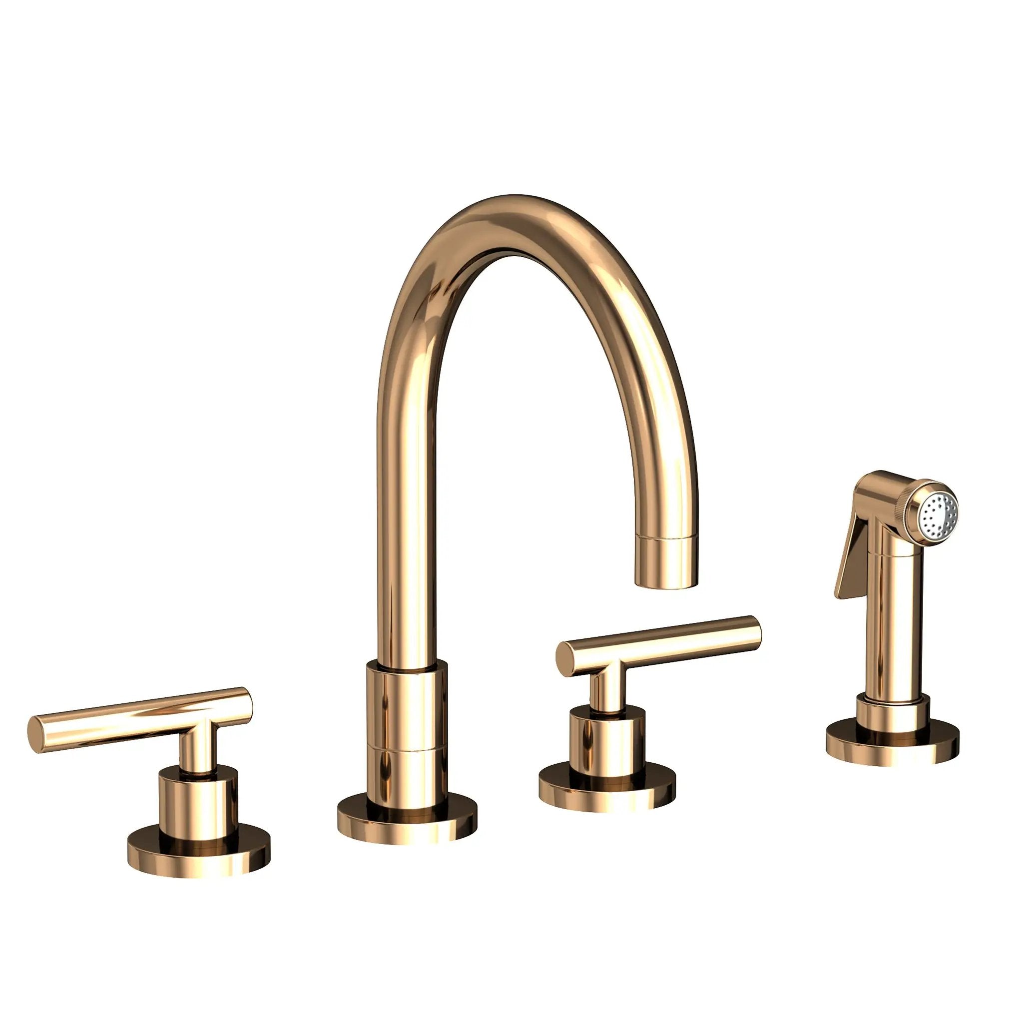 Newport Brass East Linear Kitchen Faucet with Side Spray by Newport Brass