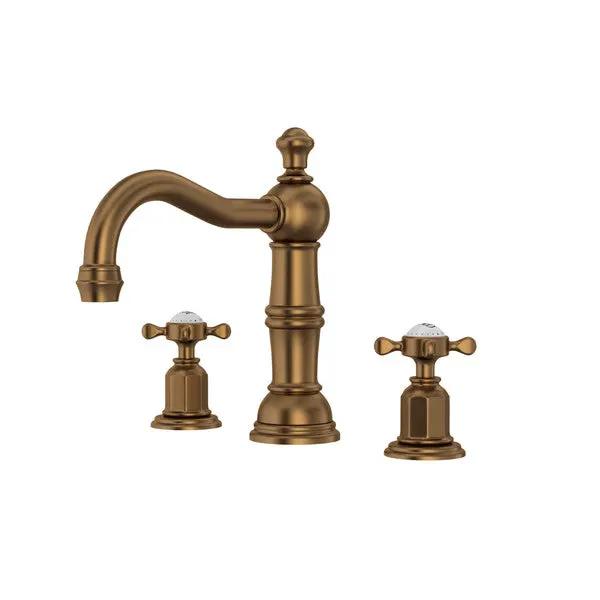 Rohl Perrin & Rowe Edwardian Widespread Lavatory Faucet with Column Spout by Rohl