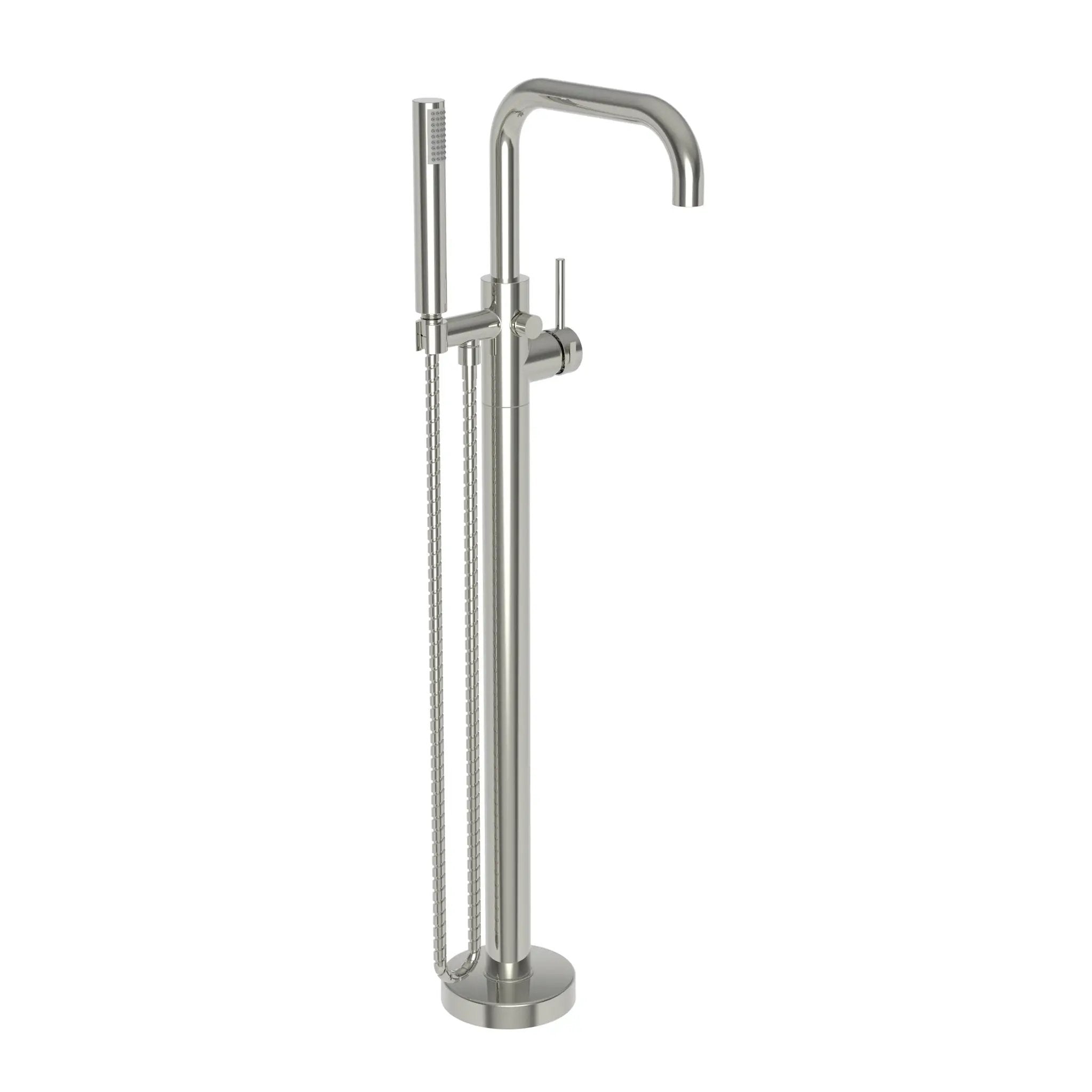 Newport Brass East Square Exposed Tub and Hand Shower Set - Free Standing by Newport Brass