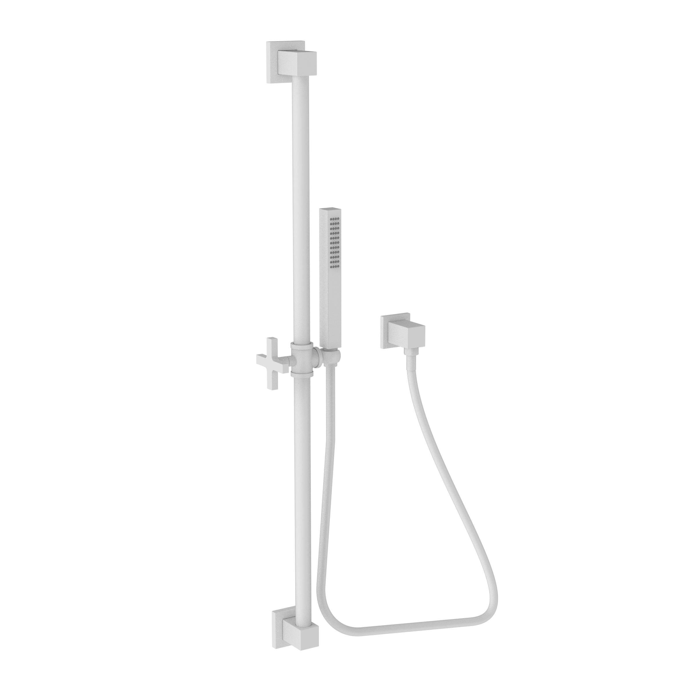 Newport Brass Tub & Shower Slide Bar with Single Function Hand Shower Set