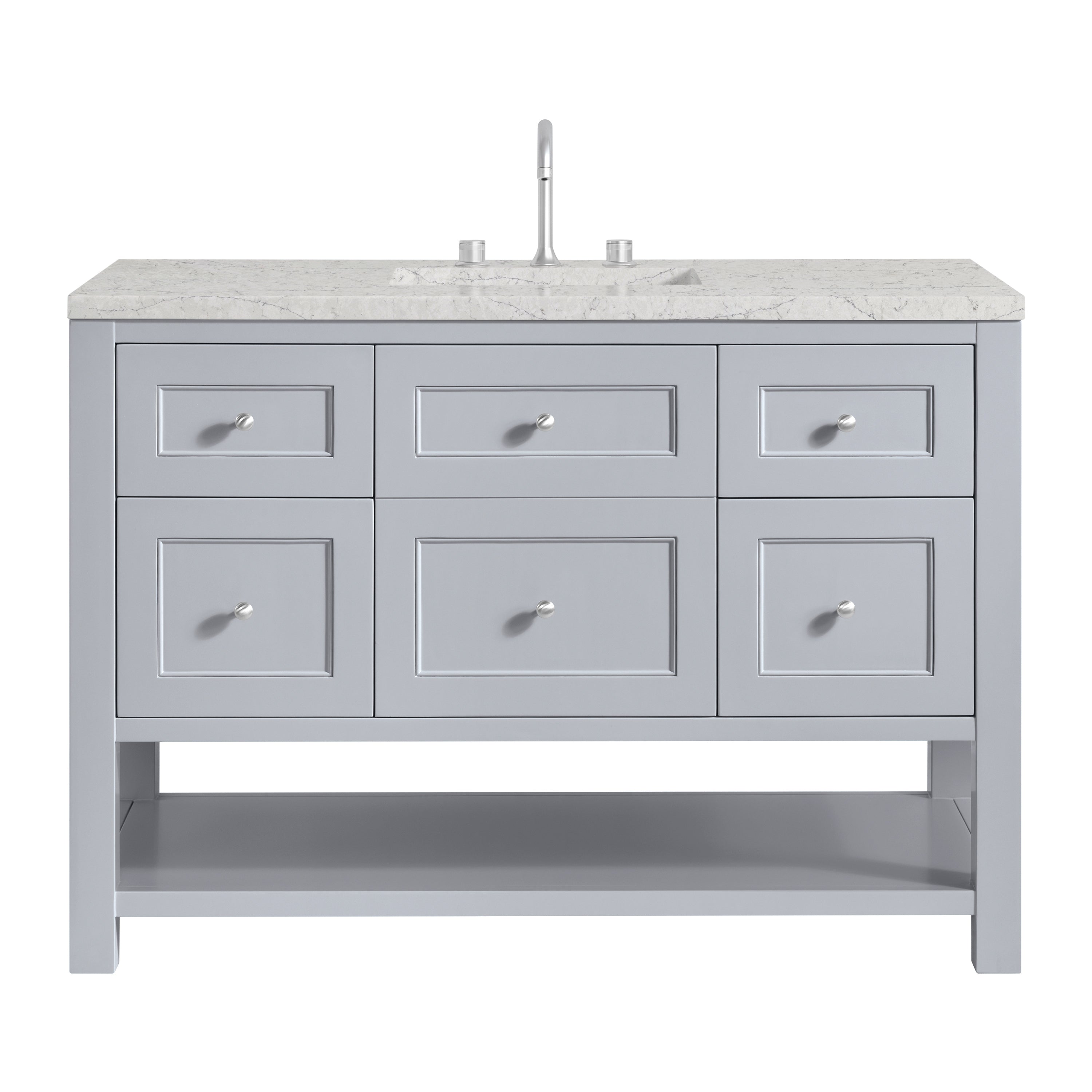 James Martin Vanities Breckenridge 48" Single Vanity - Serenity Blue