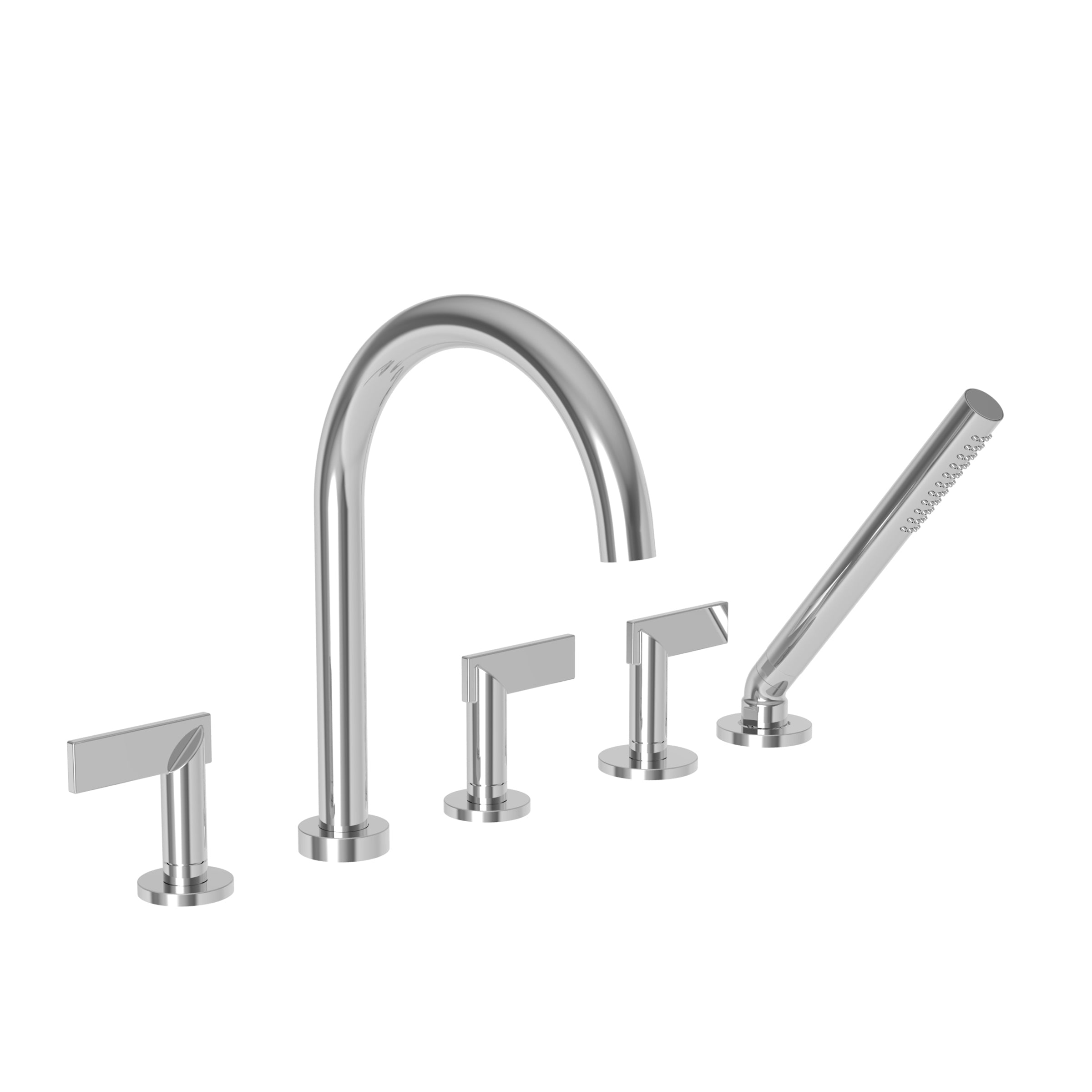 polished chrome tub faucet