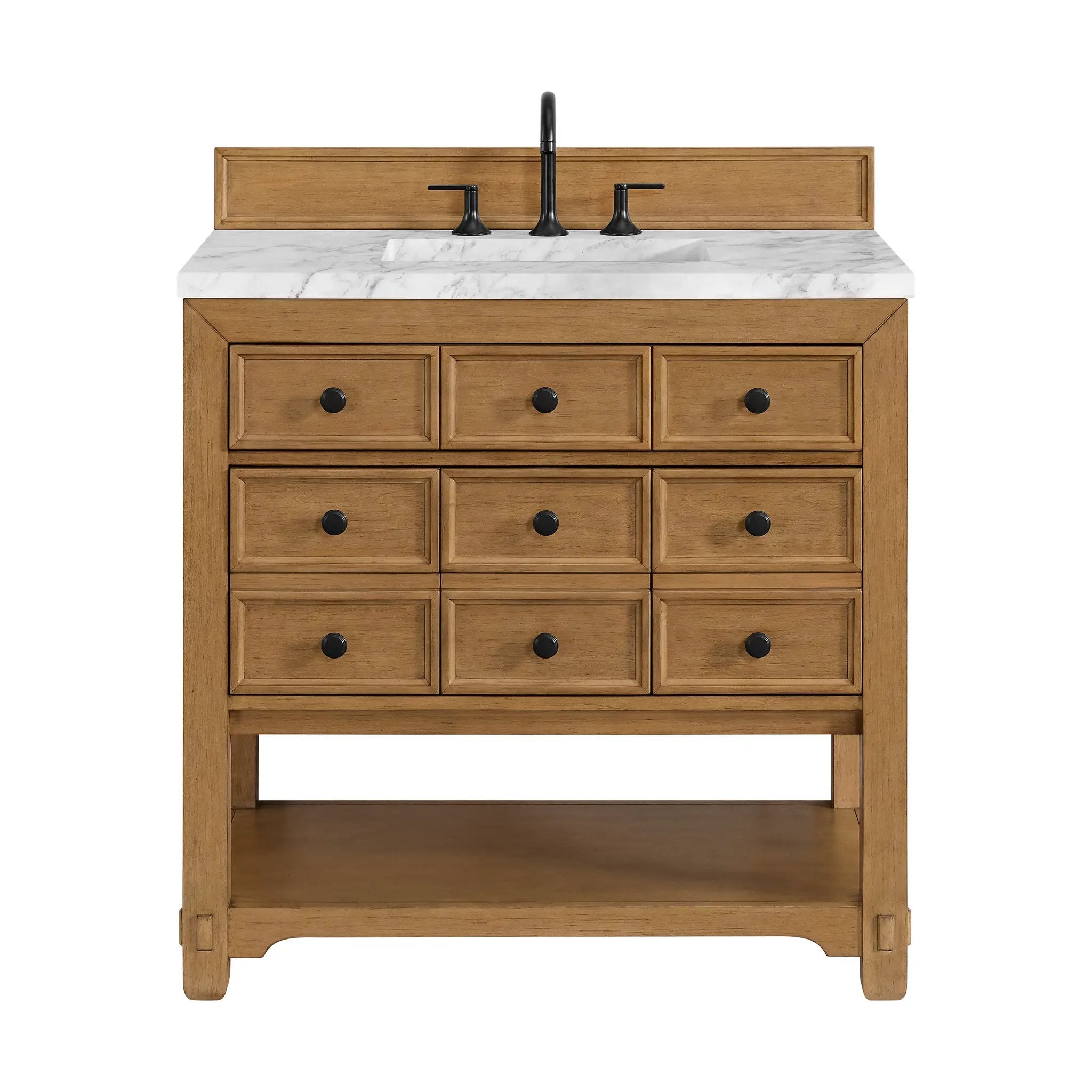James Martin Malibu 36" Single Vanity Set - Amber Birch by James Martin Vanities