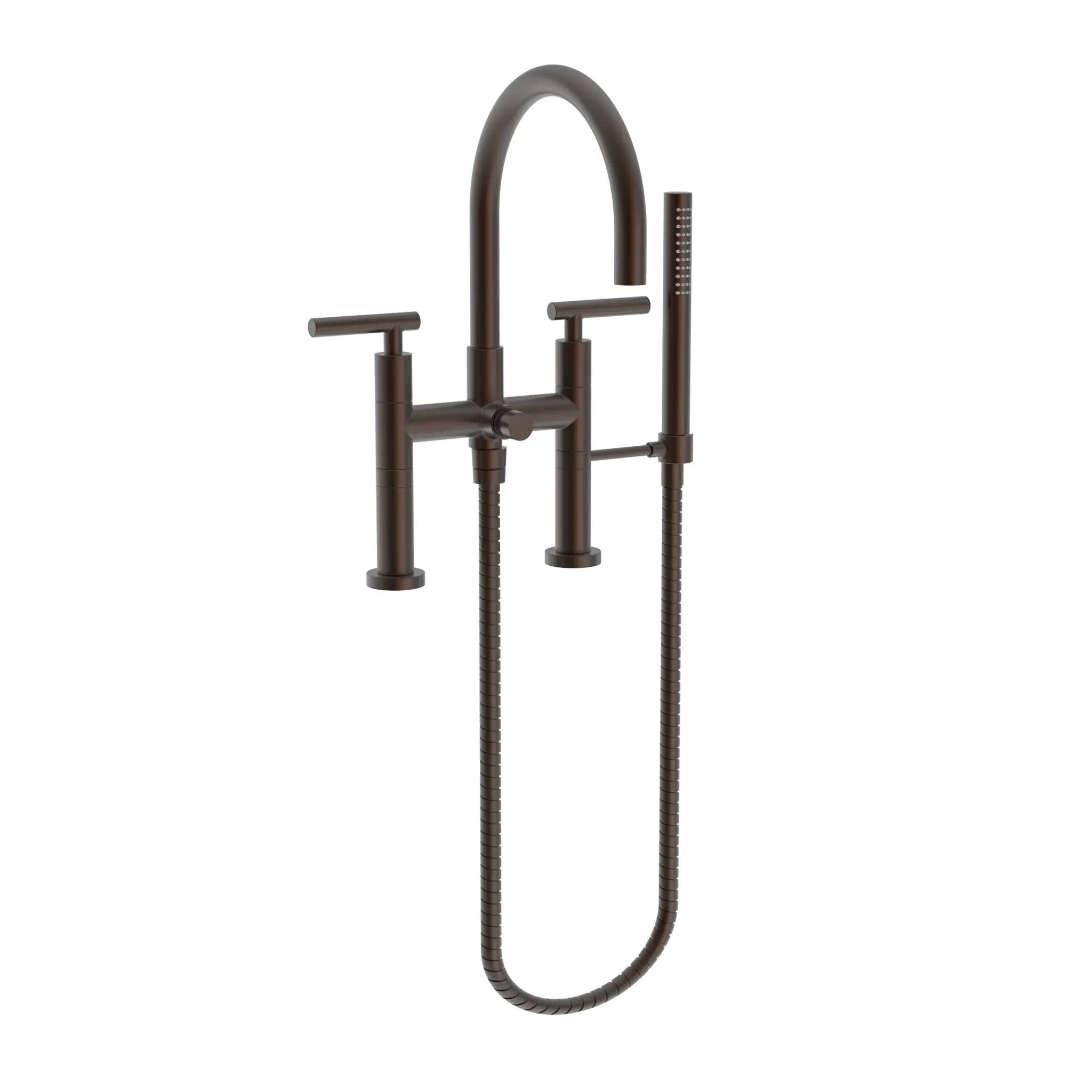Newport Brass East Linear Exposed Tub & Hand Shower Set - Deck Mount by Newport Brass