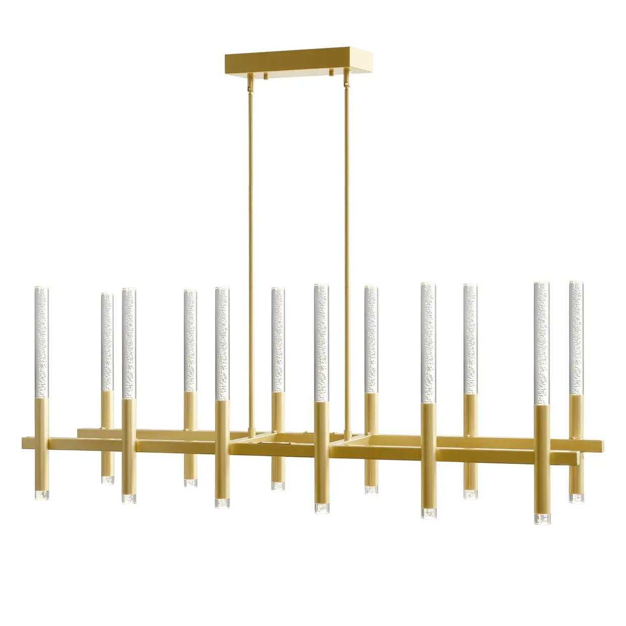CWI Lighting Dragonswatch Integrated LED 48" 12 Pendant Chandelier by CWI Lighting