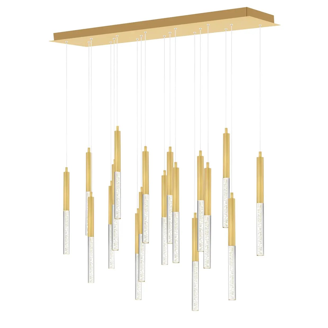 CWI Lighting Dragonswatch Integrated LED 48" 18 Pendant Chandelier by CWI Lighting
