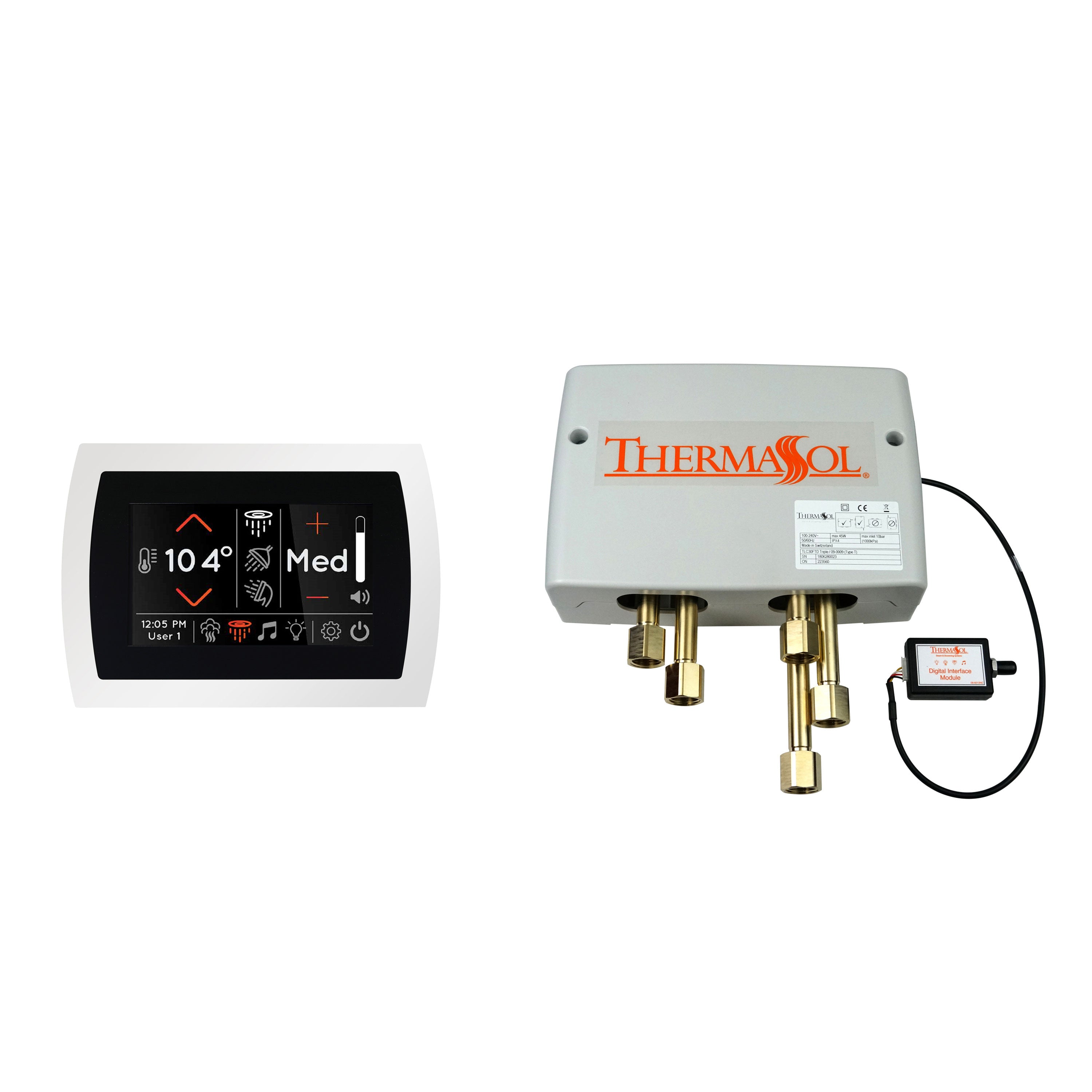 Thermasol Digital Shower Package with SignaTouch
