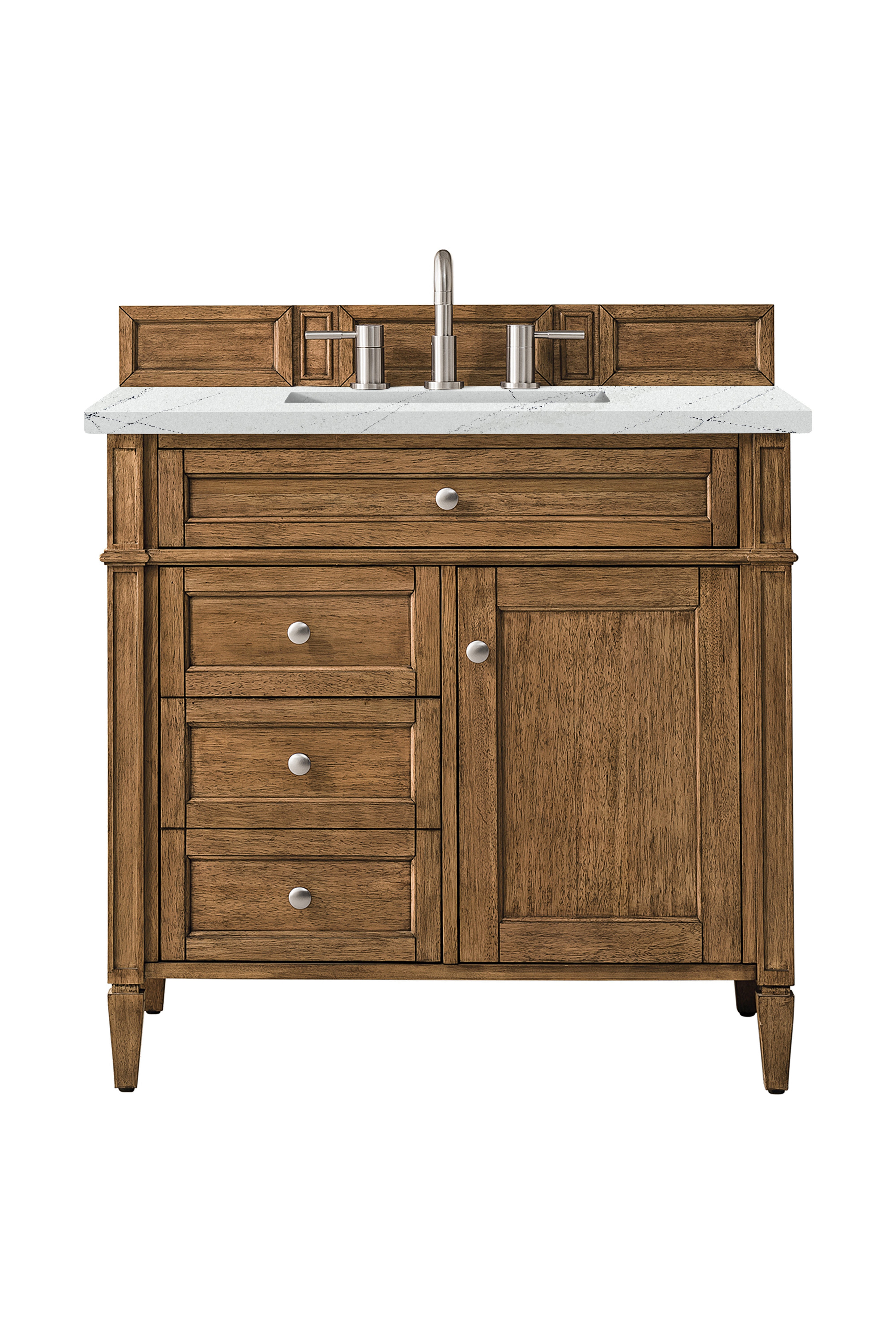 James Martin Vanities Brittany 36" Single Vanity - Saddle Brown