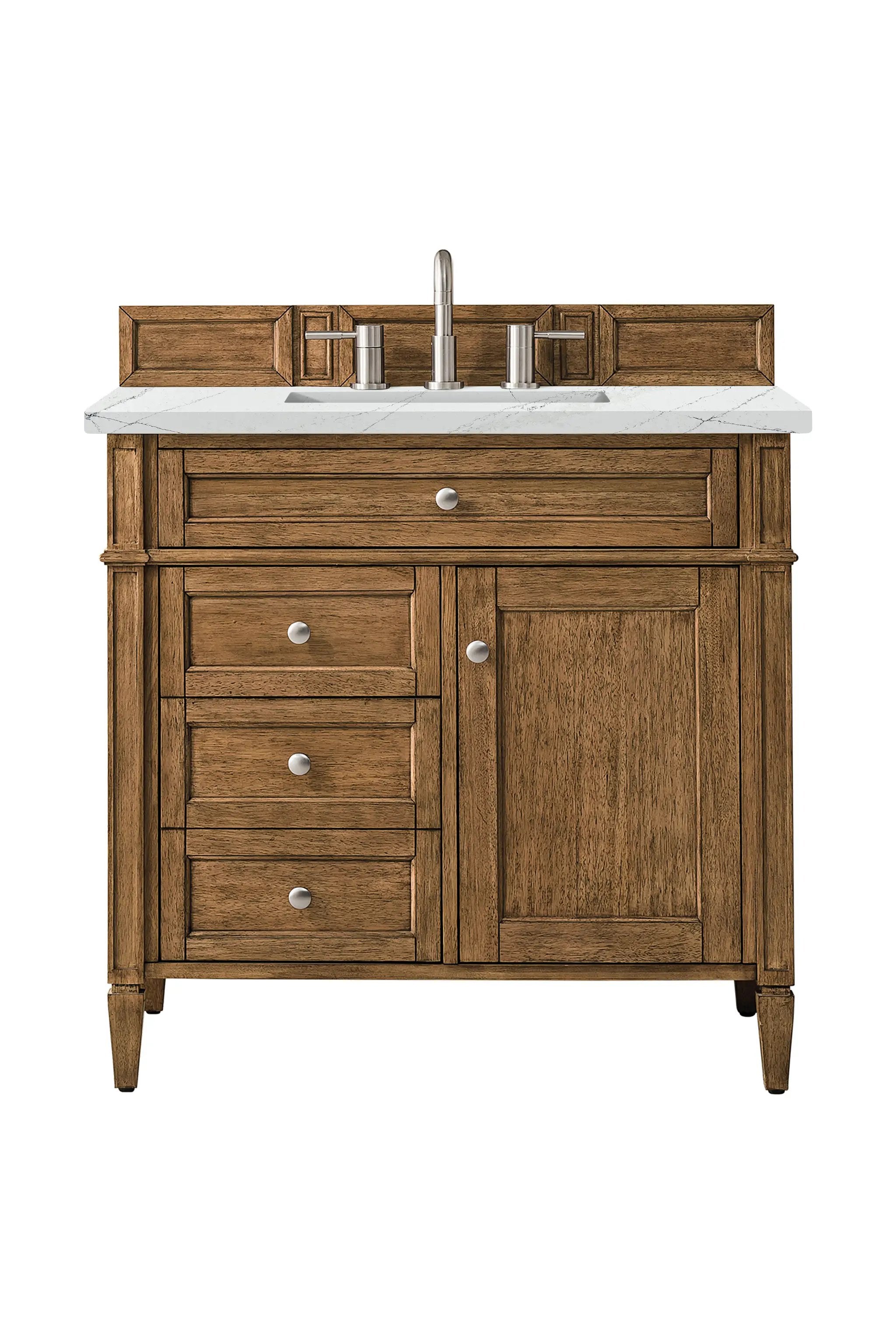 James Martin Brittany 36" Single Vanity Set - Saddle Brown by James Martin Vanities