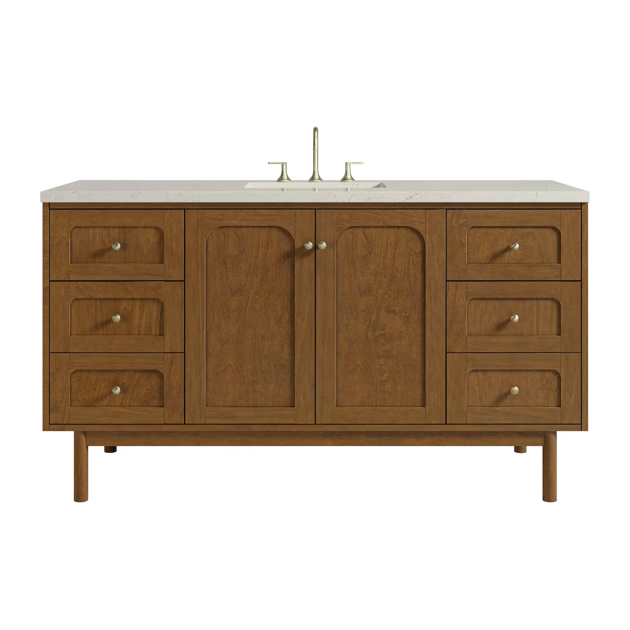 James Martin Laurent 60" Single Vanity Set - Honey Oak by James Martin Vanities