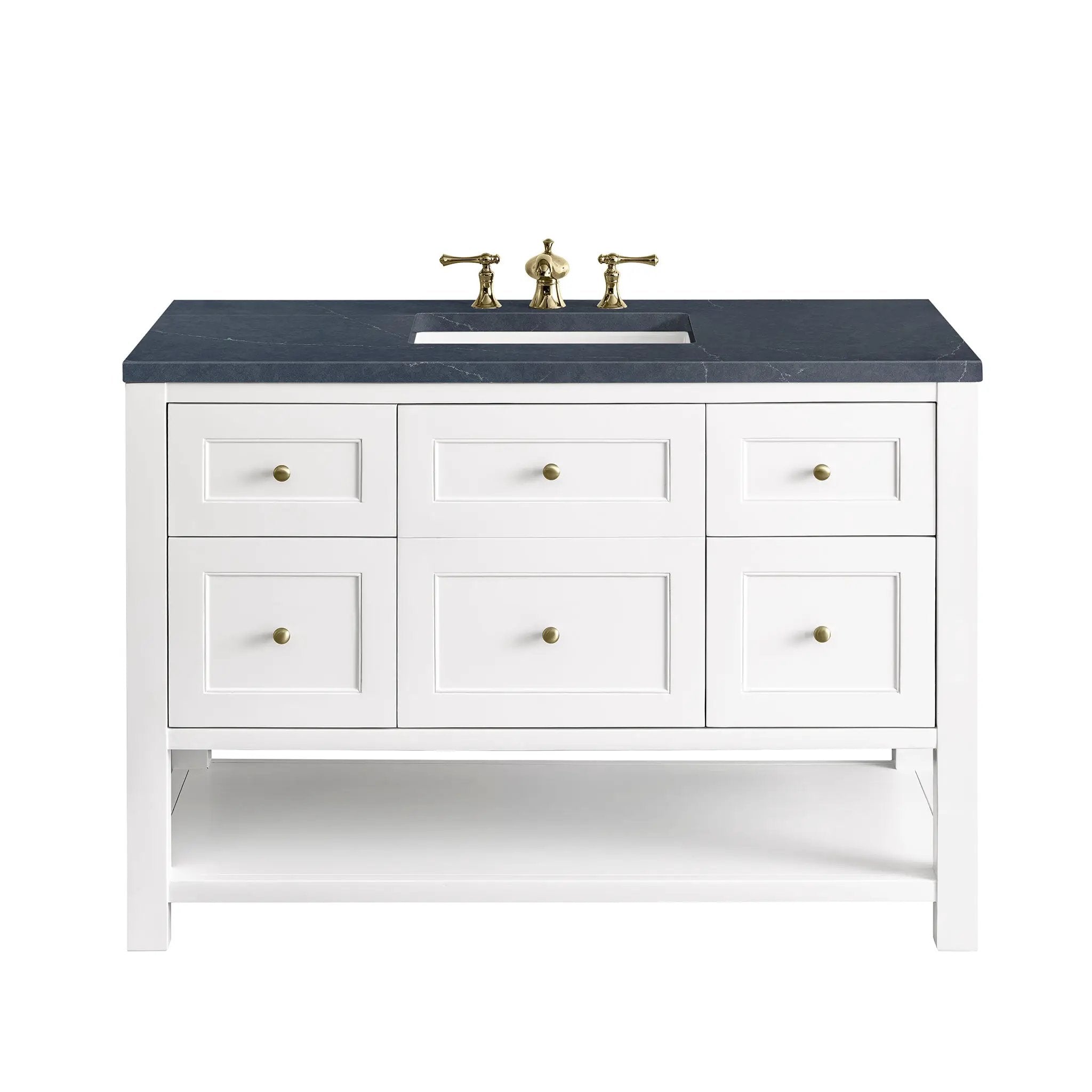 James Martin Breckenridge 48" Single Vanity Set - Bright White by James Martin Vanities