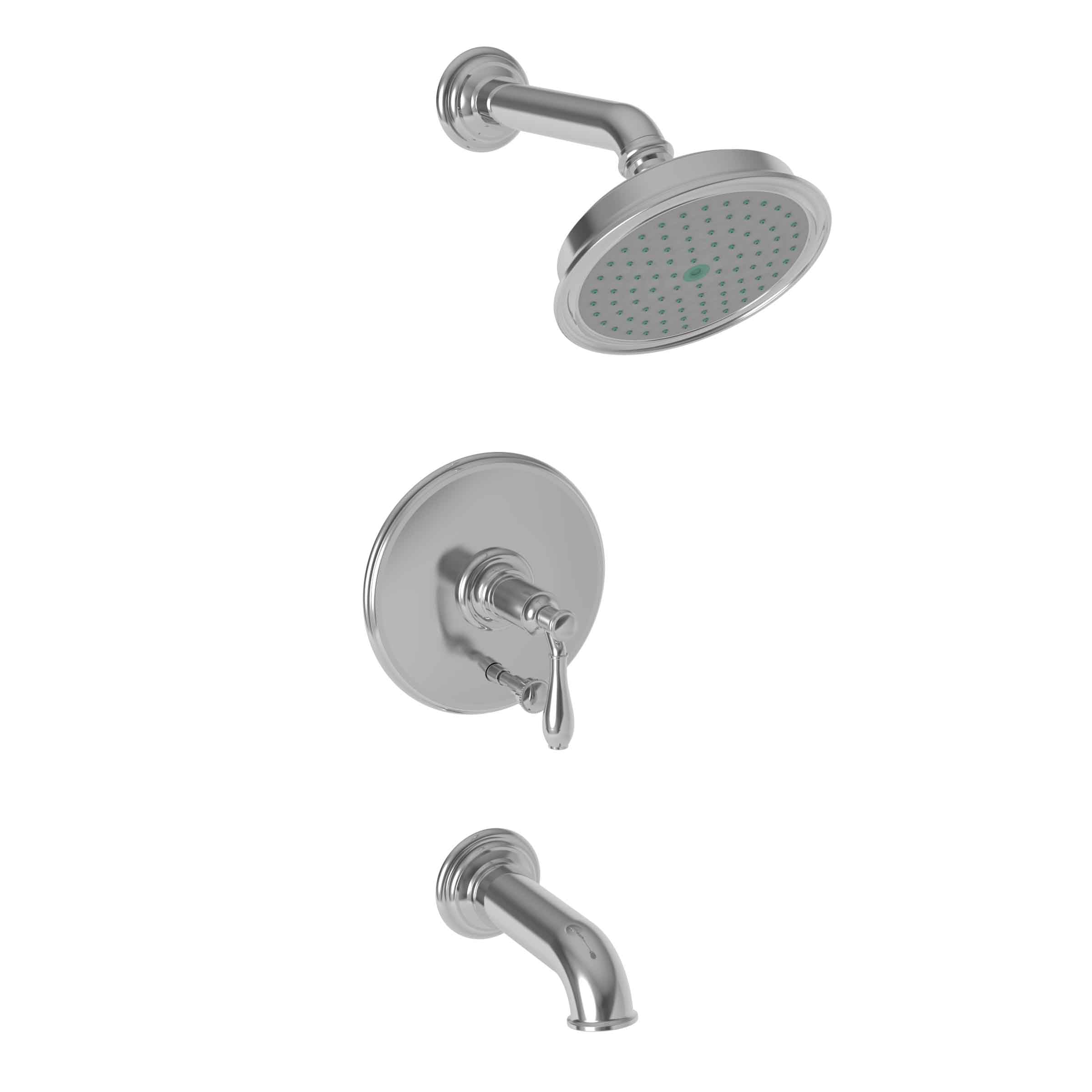 polished chrome shower trim set