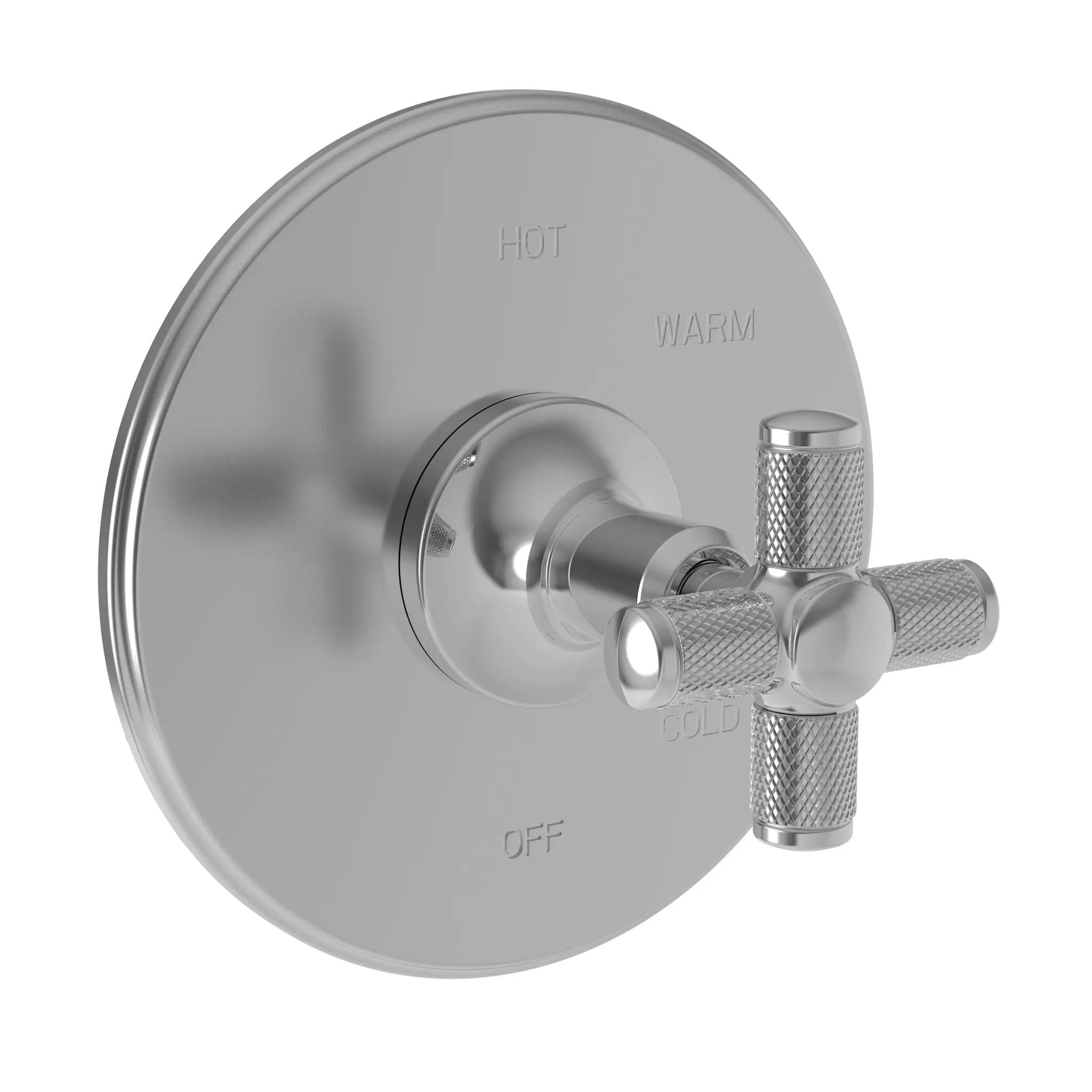 polished chrome shower trim plate