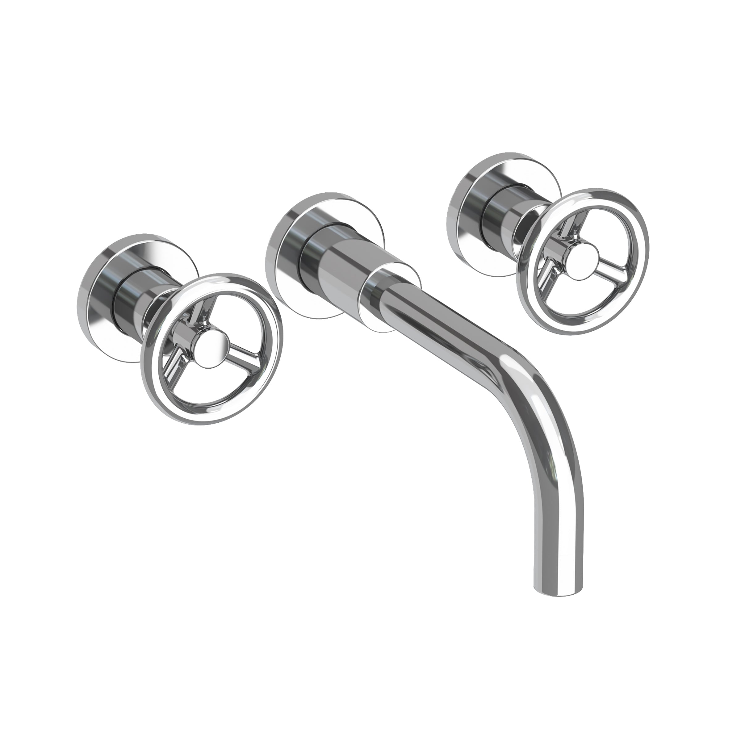 polished chrome faucet