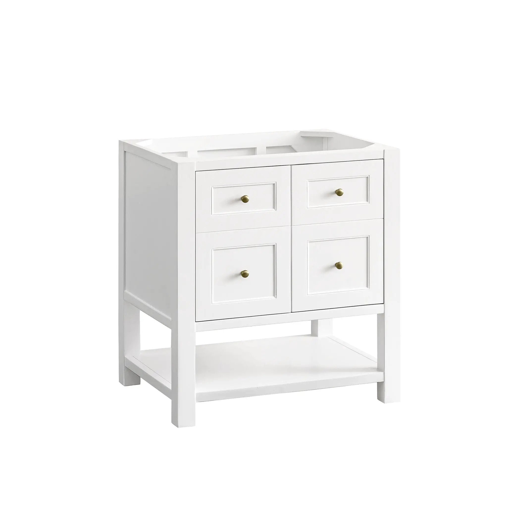 bright white vanity