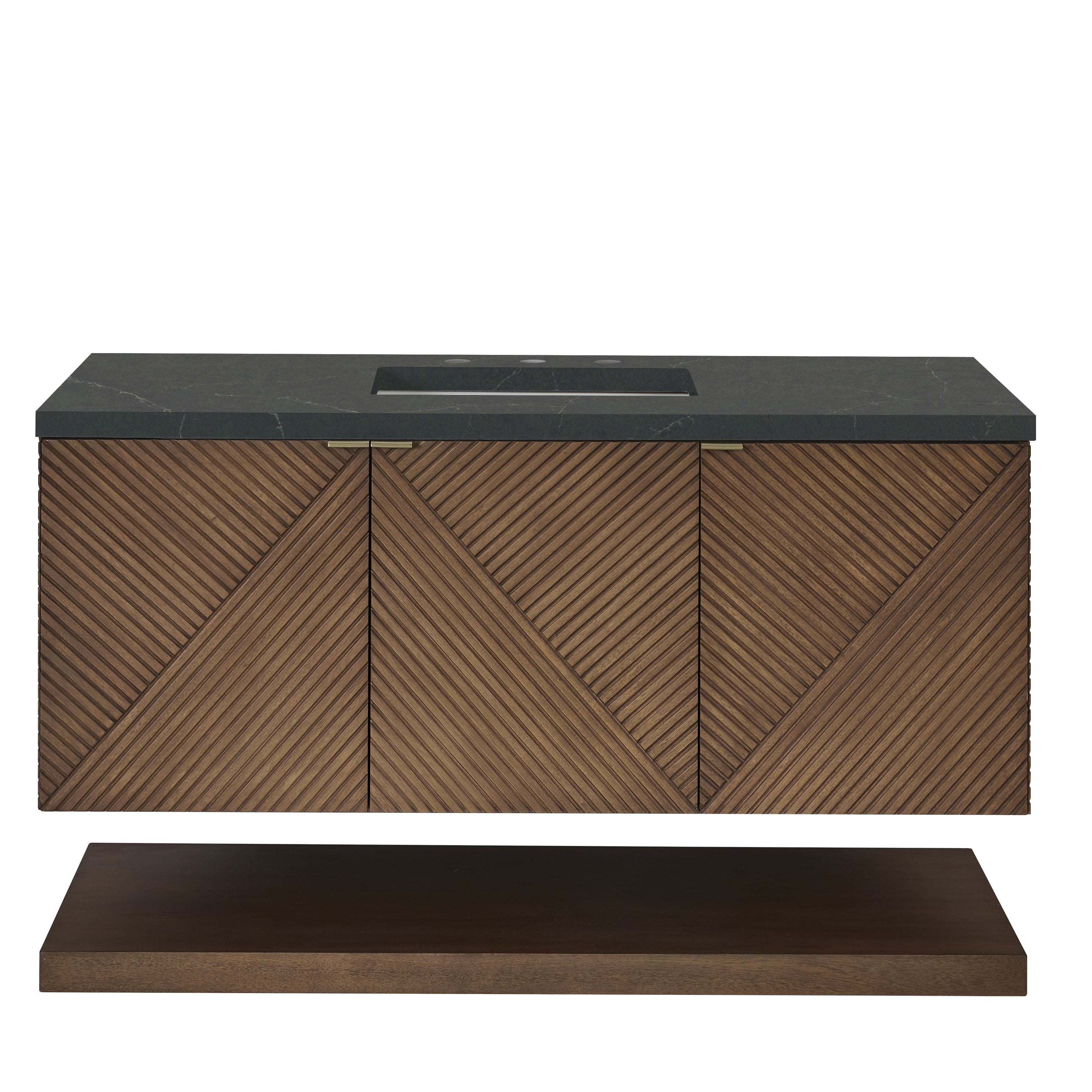 James Martin Vanities Marcello 48" Single Vanity - Chestnut