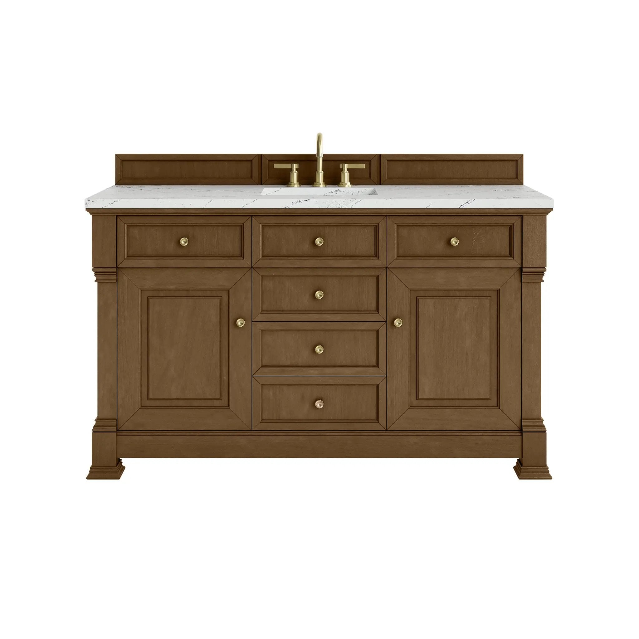 James Martin Brookfield 60" Single Vanity Set - Honey Oak by James Martin Vanities