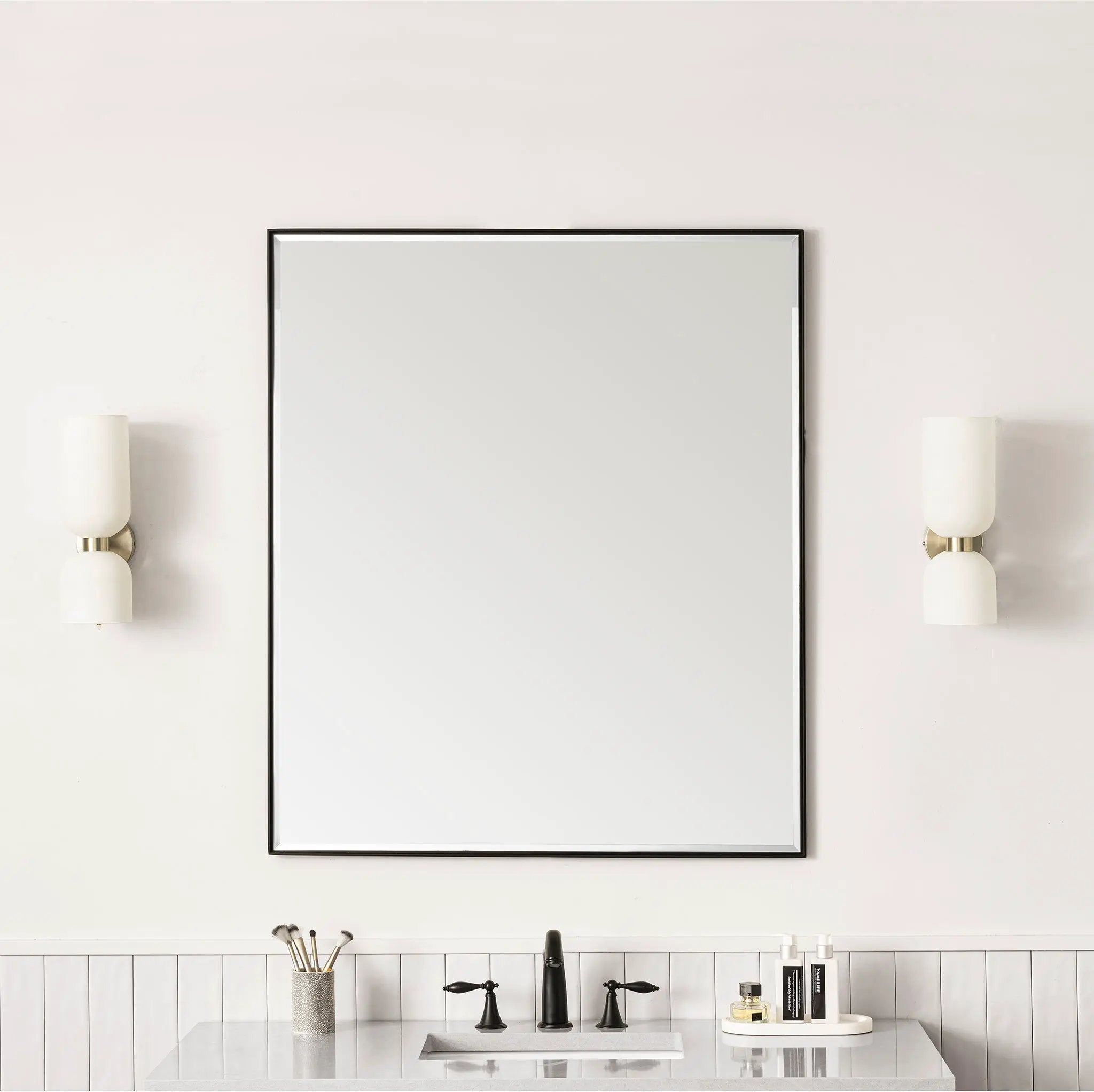 matte black mirror