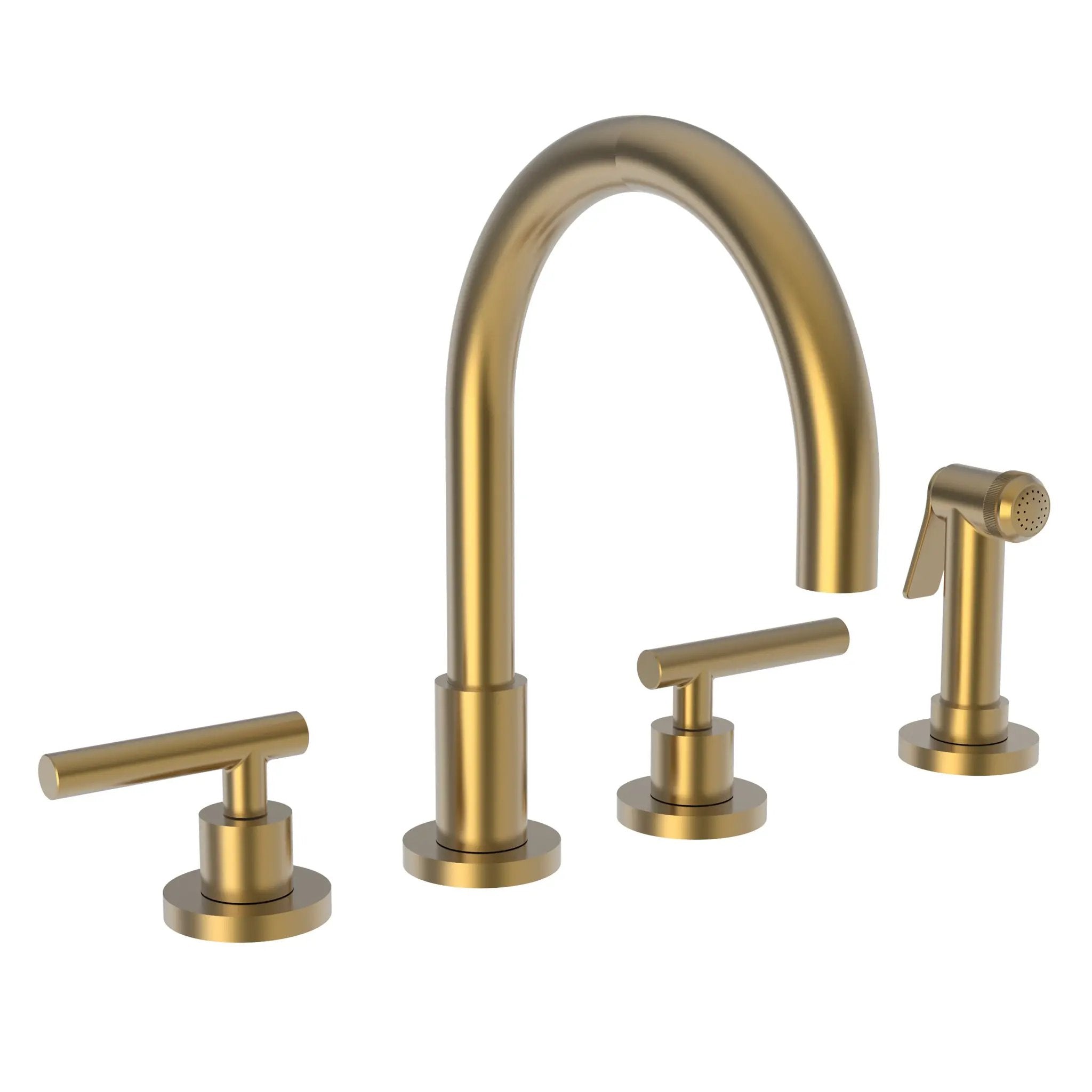 Newport Brass East Linear Kitchen Faucet with Side Spray by Newport Brass