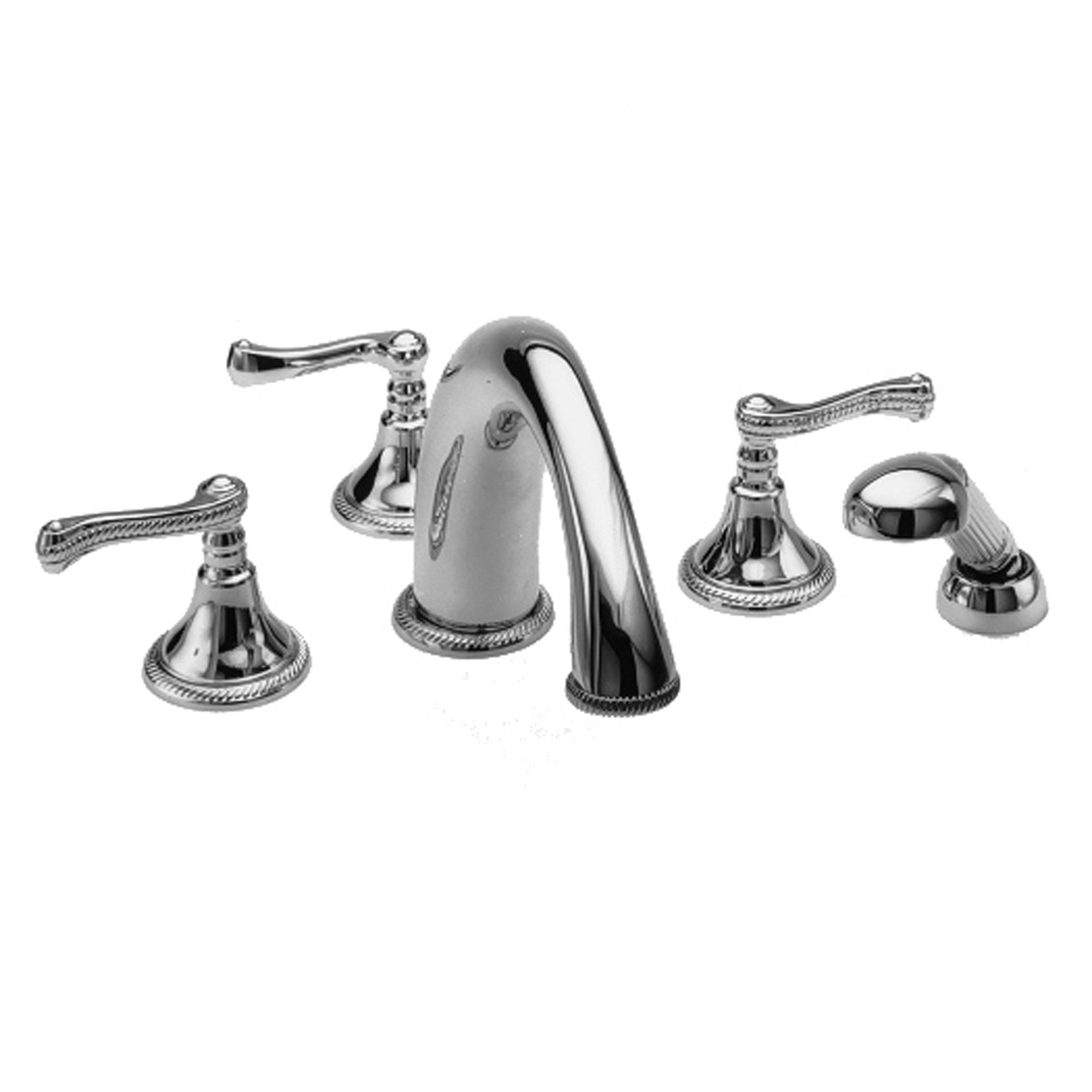 polished chrome tub faucet
